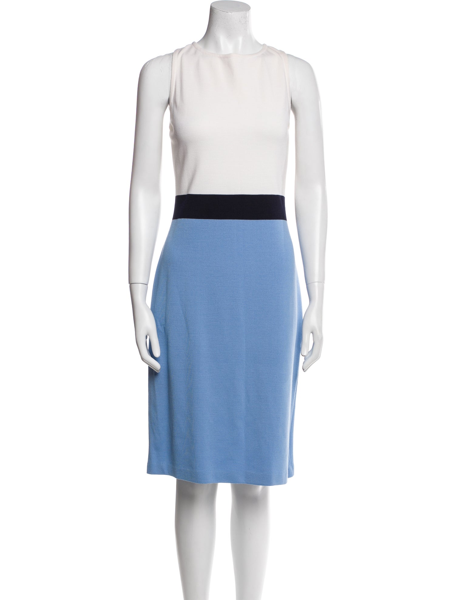 St. John Crew Neck Knee-Length Dress w/ Tags