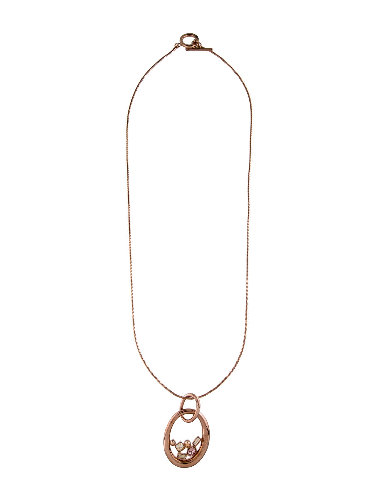 St. John Crystal Pendant Necklace