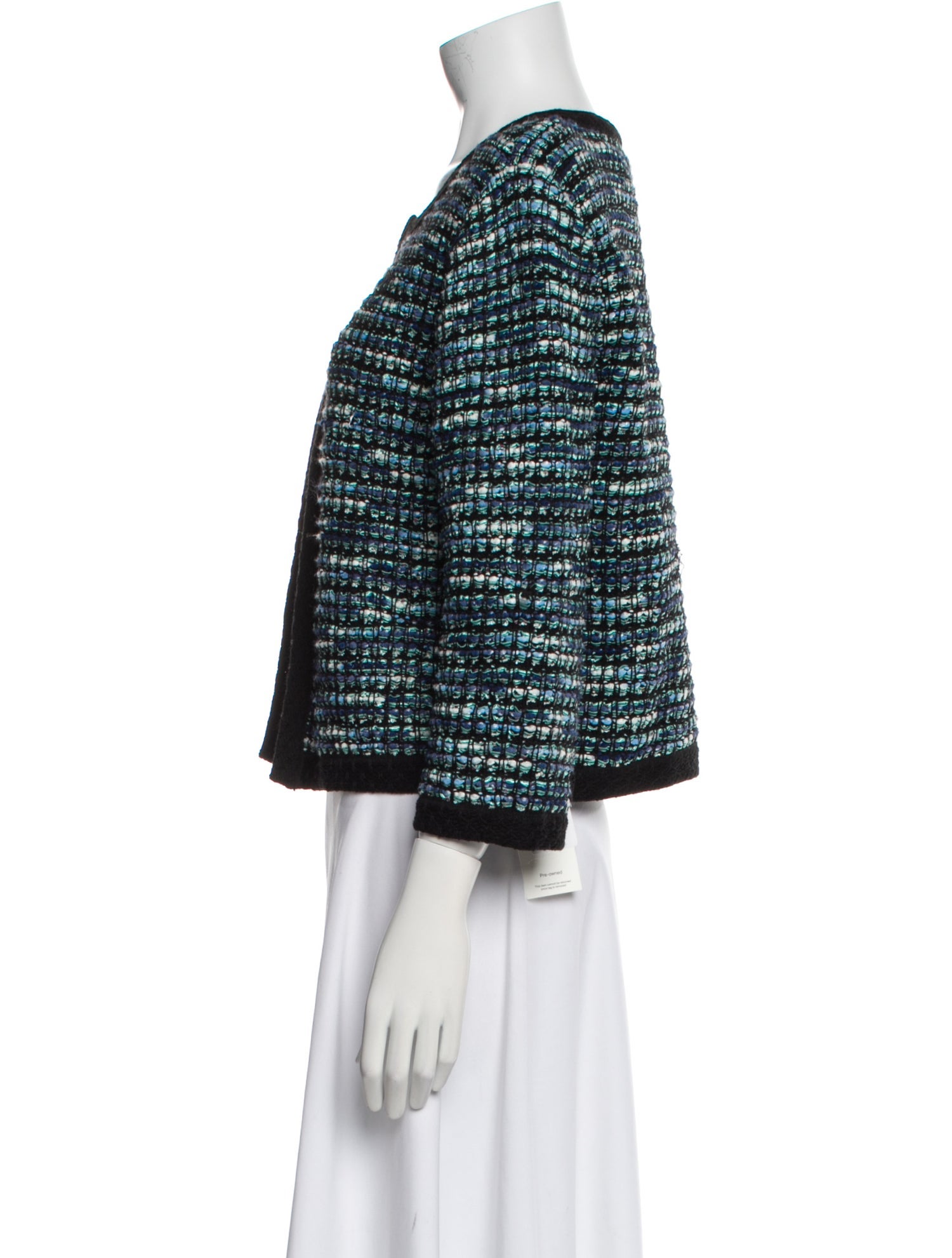 St. John Colorblock Pattern Evening Jacket