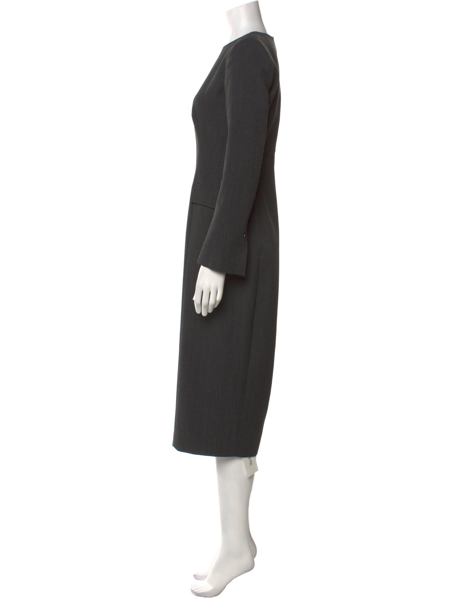 St. John Crew Neck Midi Length Dress w/ Tags