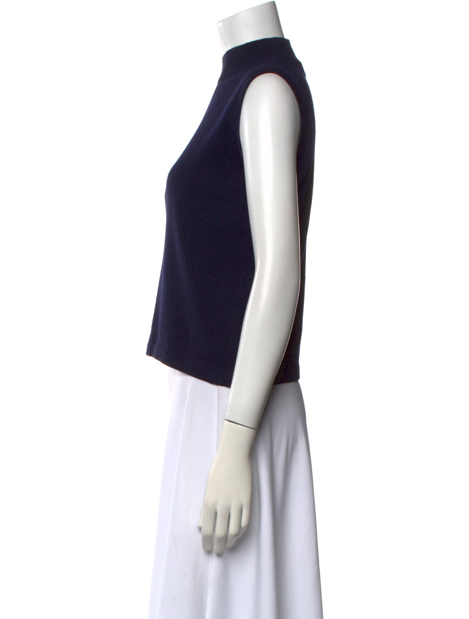 St. John Mock Neck Sweater