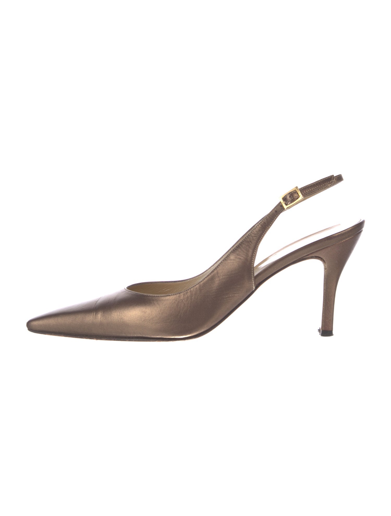 St. John Leather Slingback Pumps