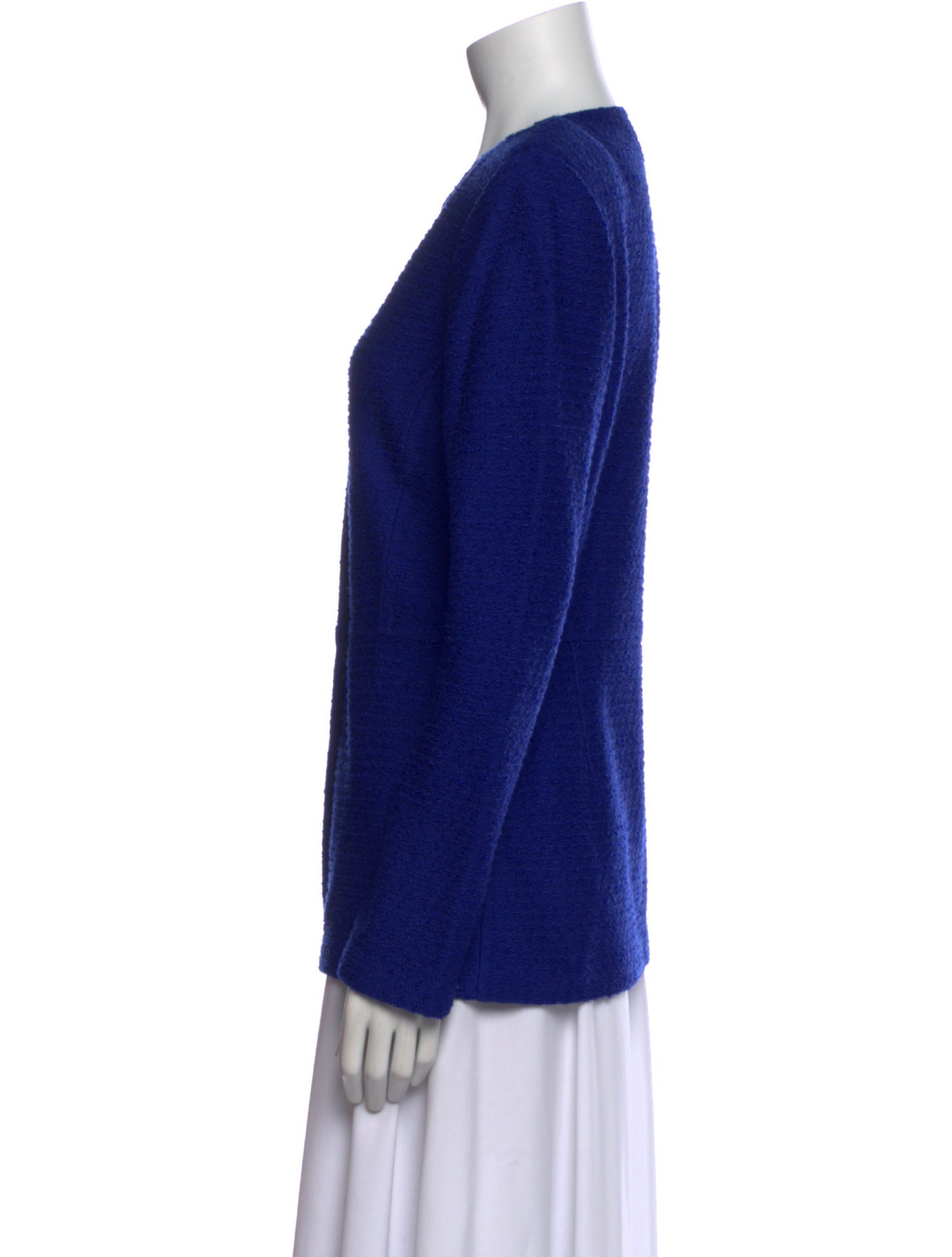 St. John V-Neck Long Sleeve Blouse