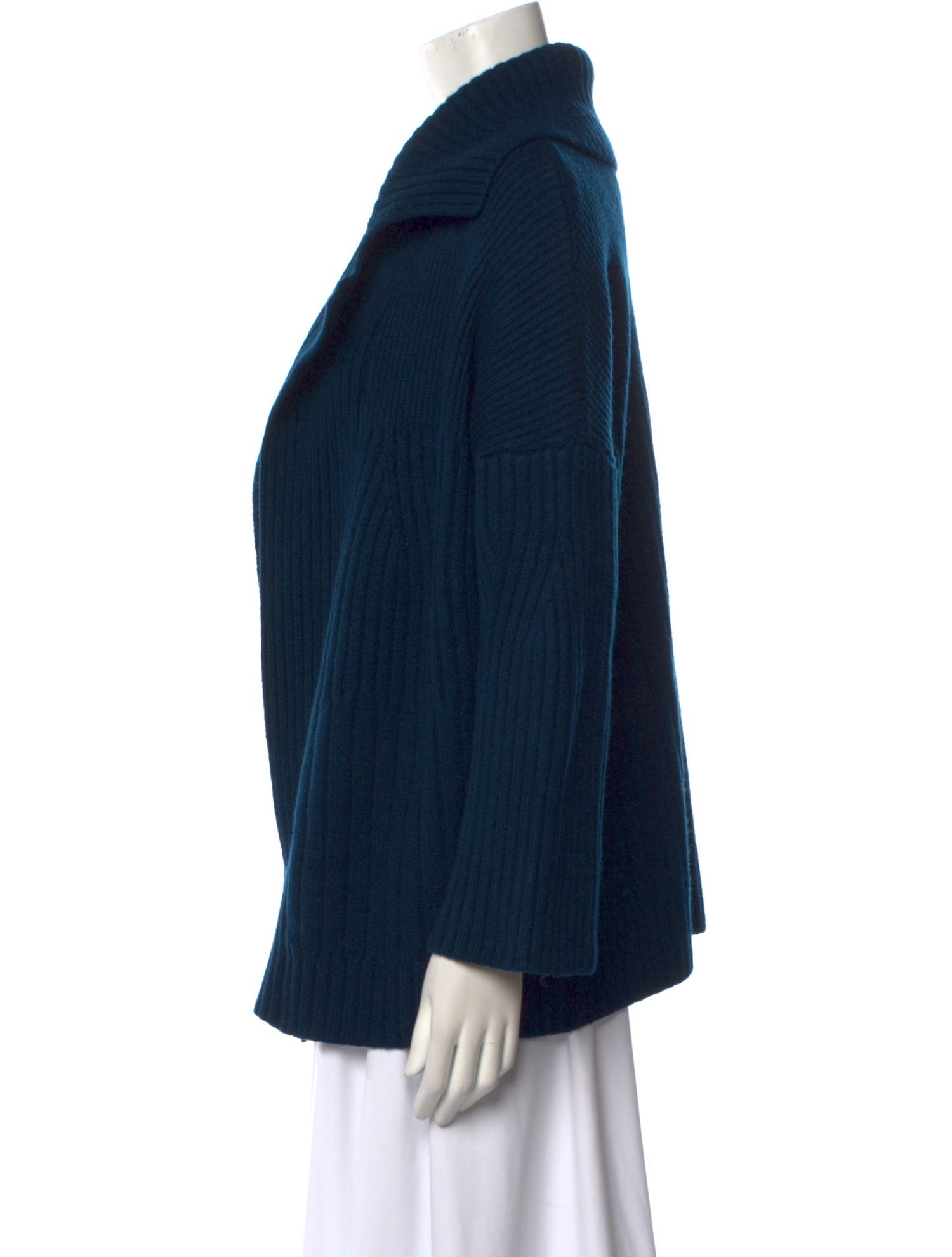 St. John Wool Cowl Neck Sweater