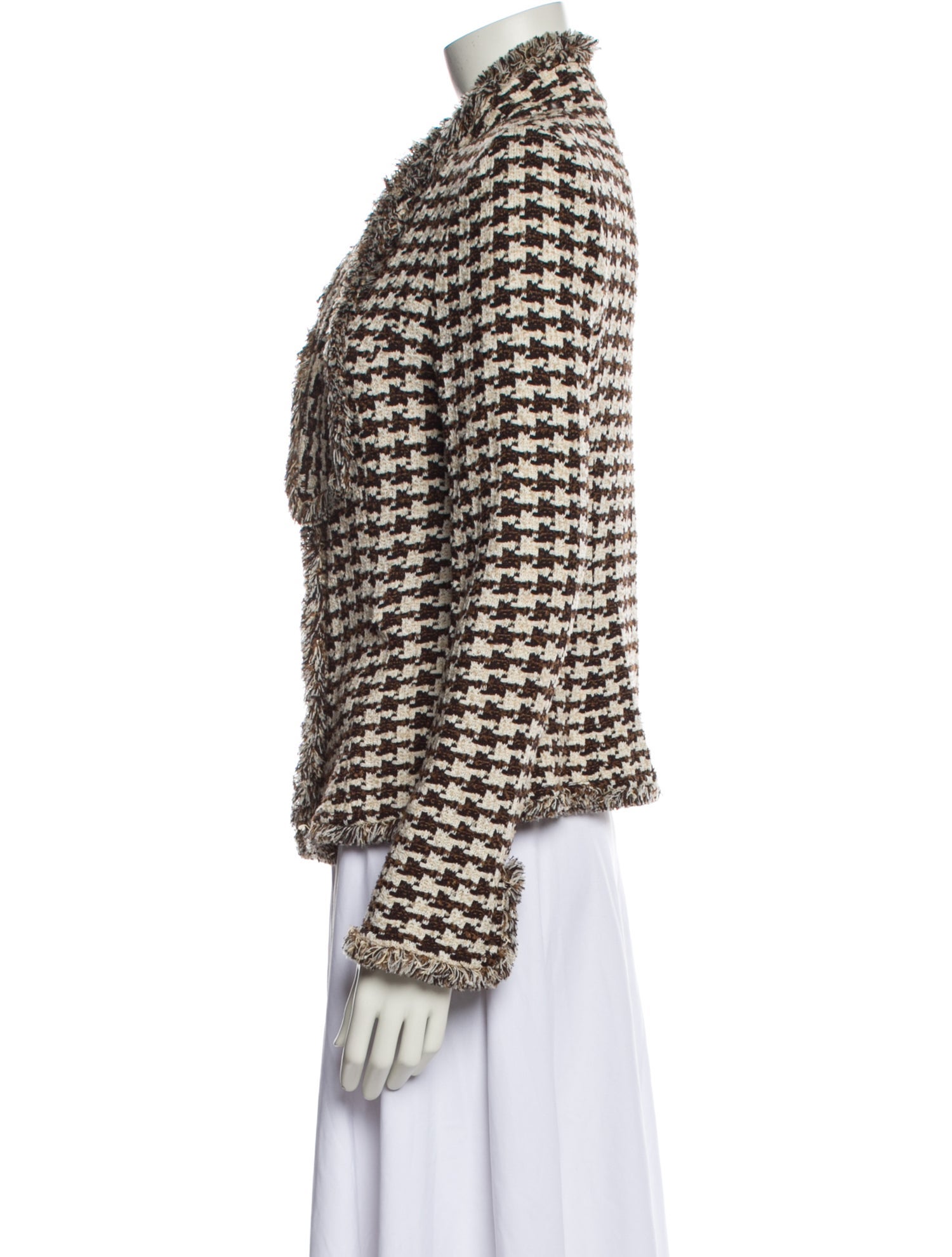 St. John Tweed Pattern Blazer