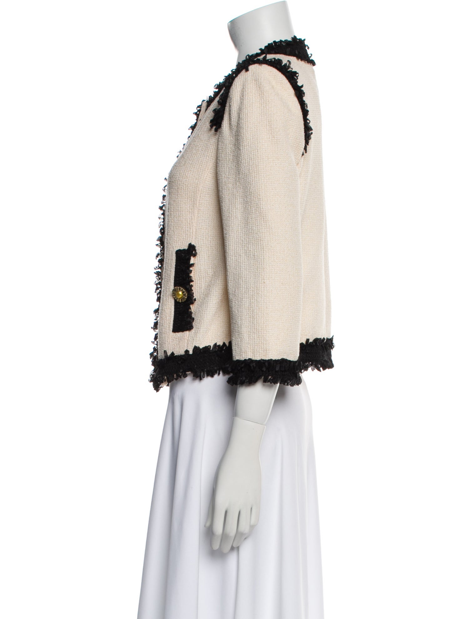 St. John Colorblock Pattern Jacket