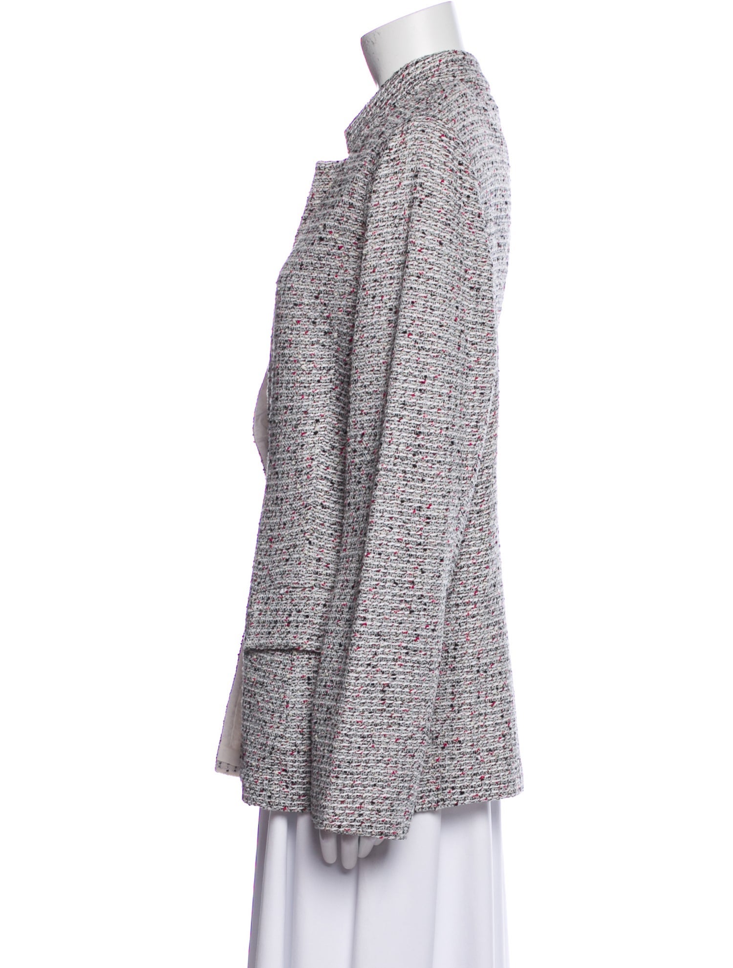 St. John Tweed Pattern Blazer