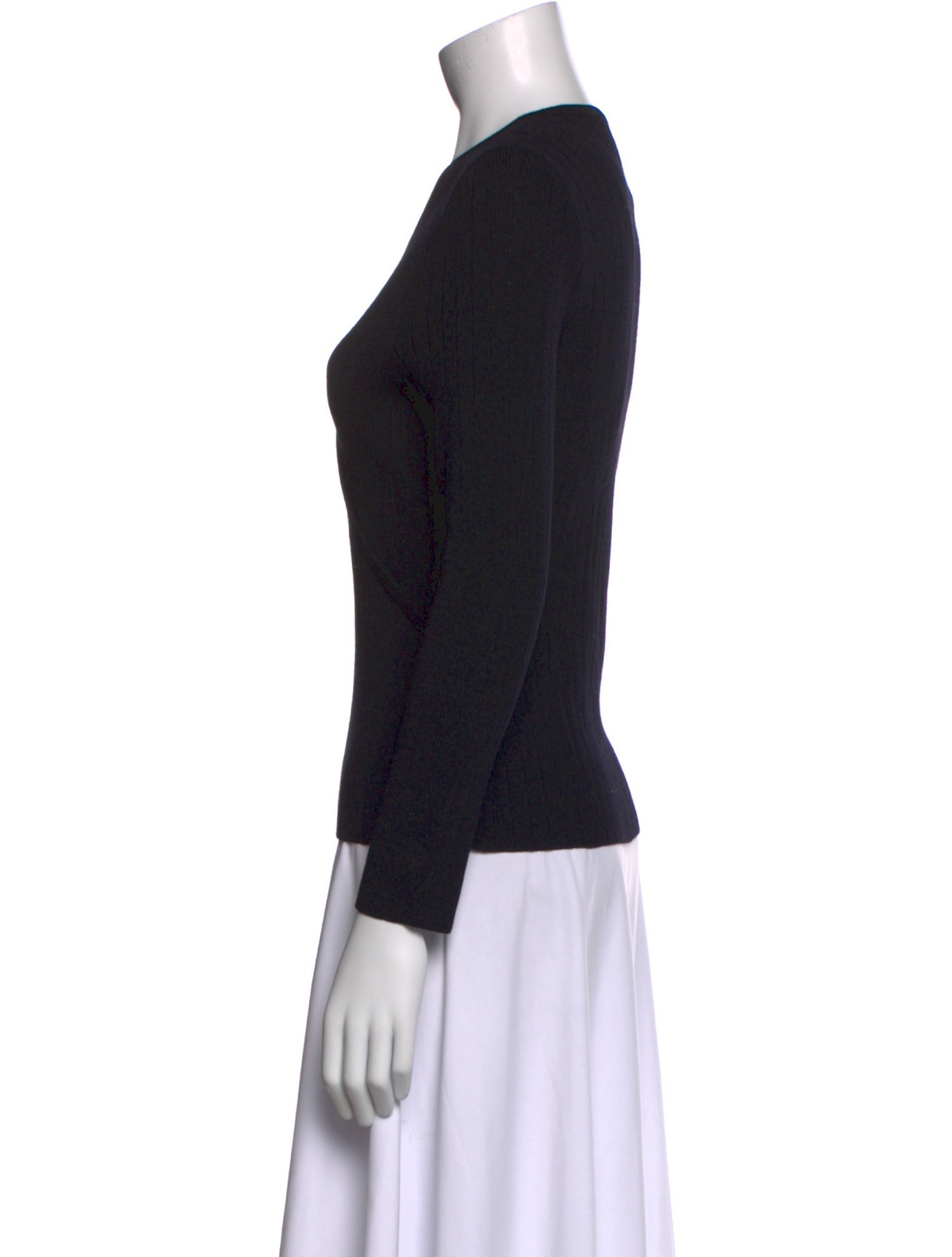 St. John Wool V-Neck Sweater