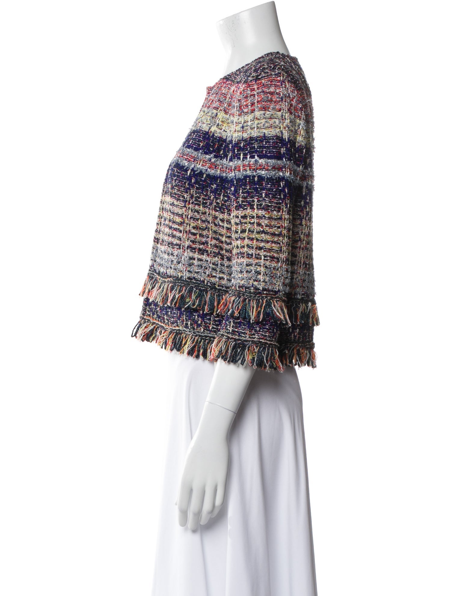 St. John Tweed Pattern Jacket