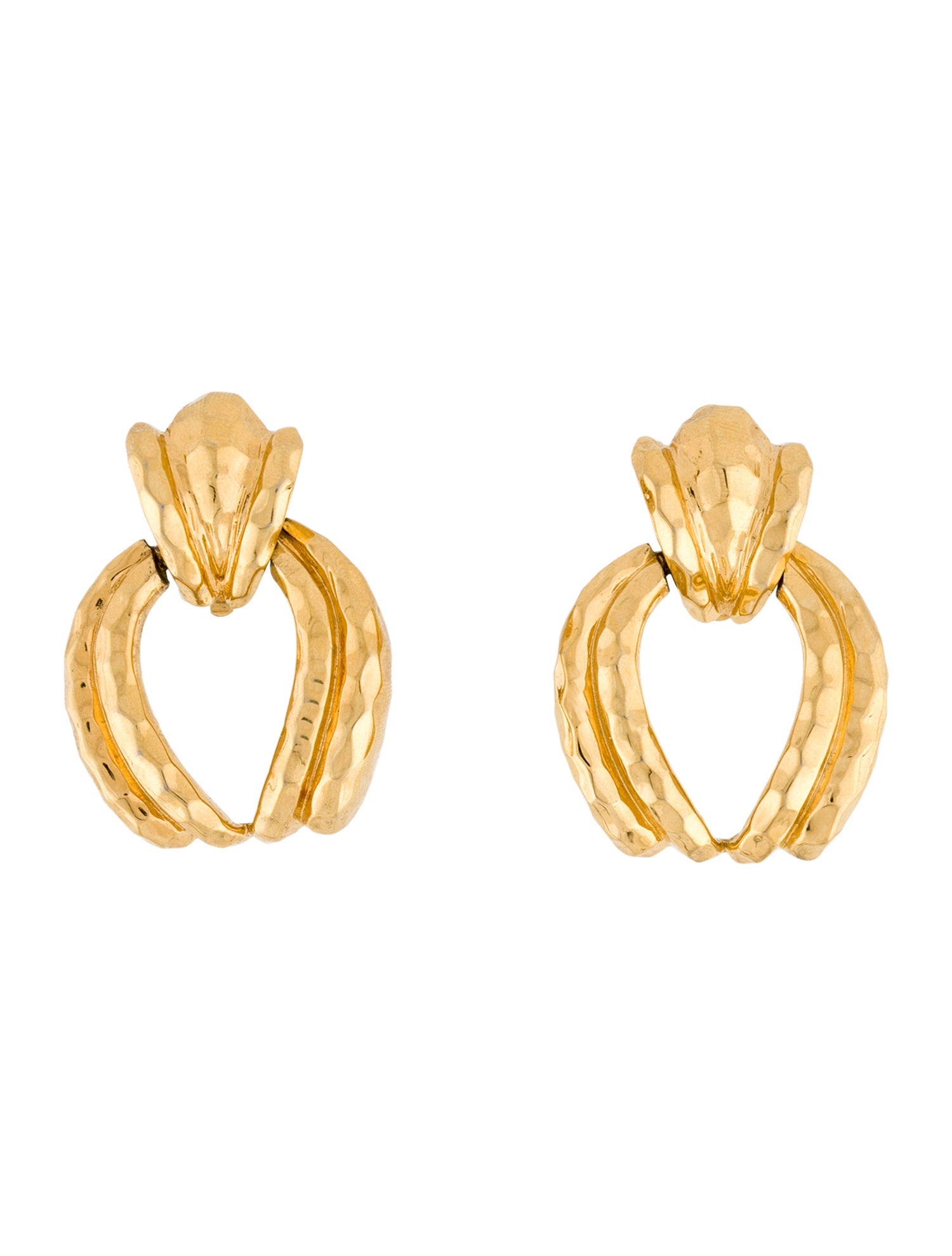 St. John Vintage Clip-On Drop Earrings