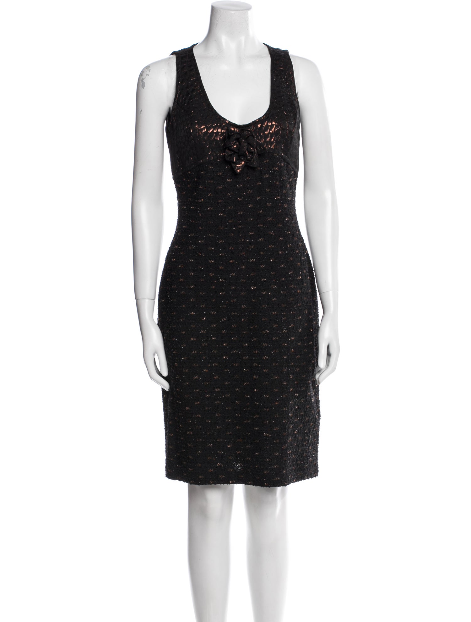 St. John Wool Knee-Length Dress