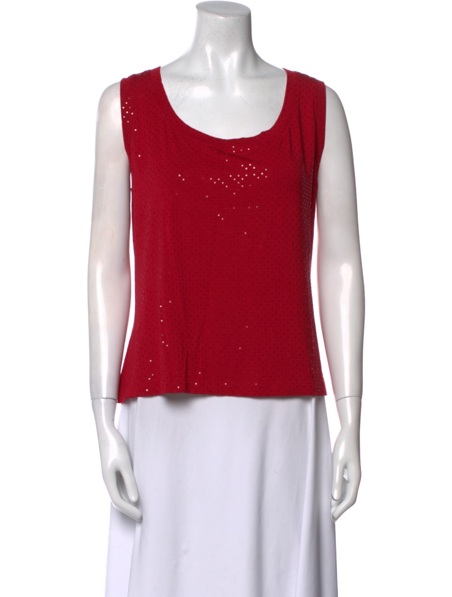 St. John Scoop Neck Sleeveless Top w/ Tags