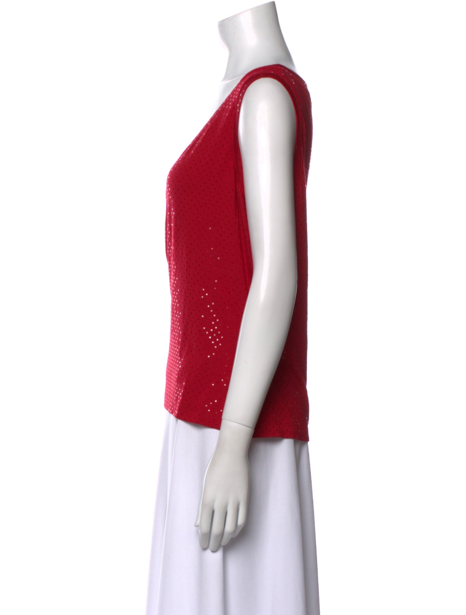 St. John Scoop Neck Sleeveless Top w/ Tags