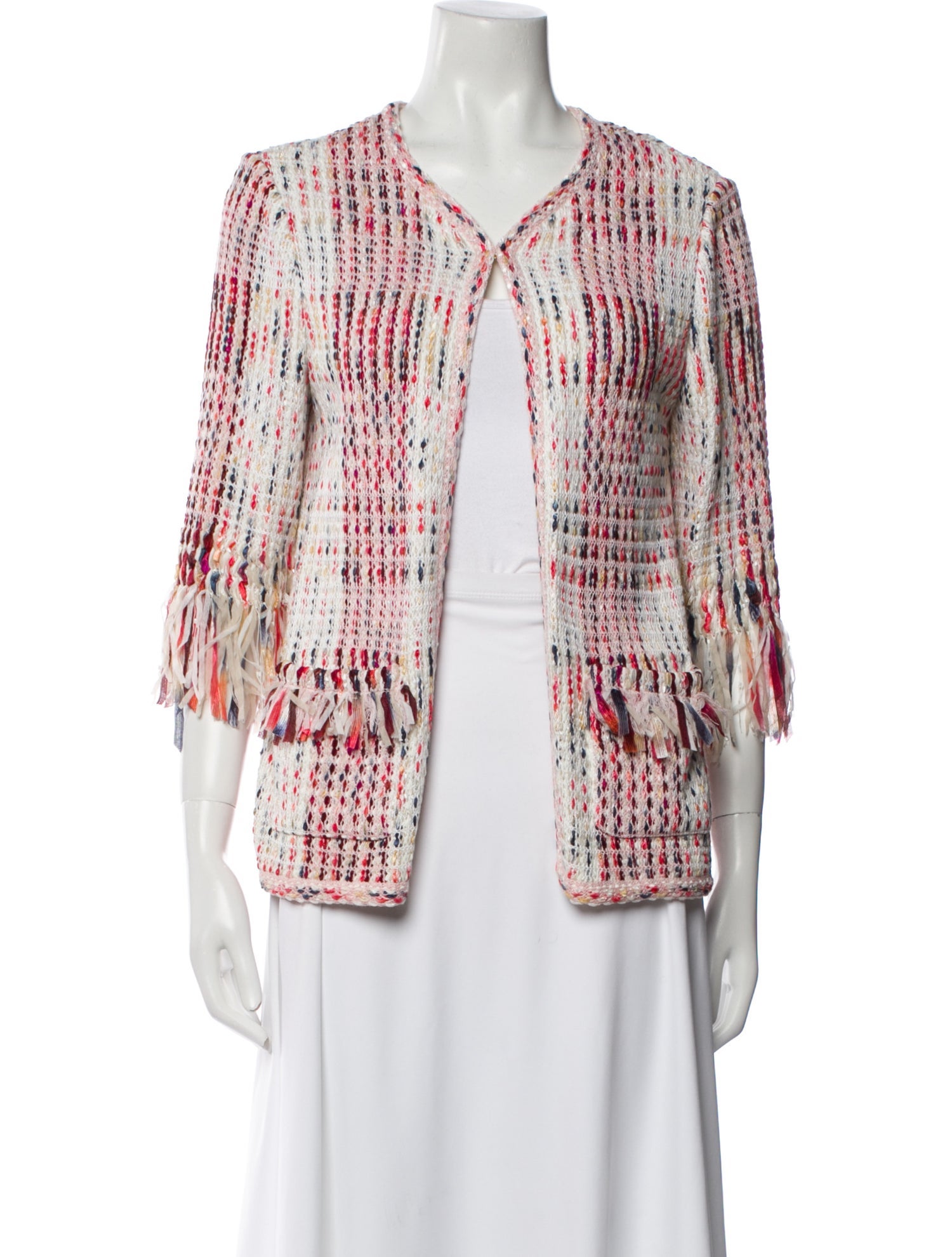 St. John Tweed Striped Jacket