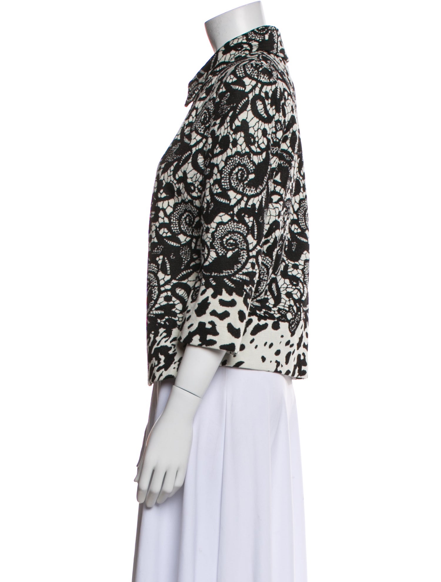 St. John Printed Evening Jacket