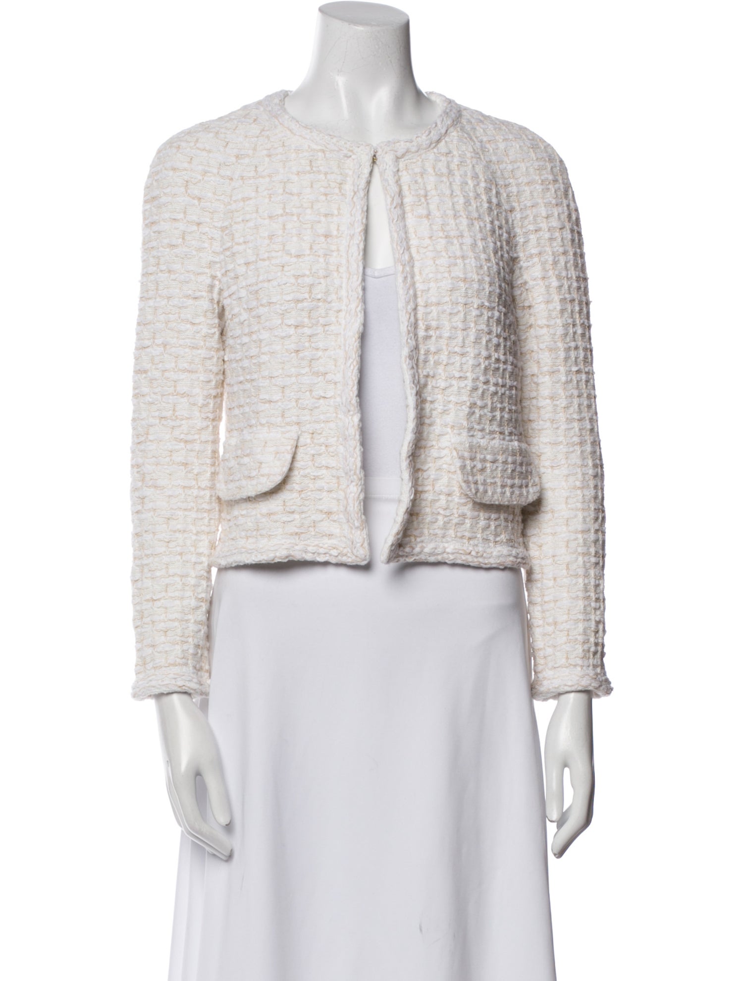 St. John Tweed Pattern Evening Jacket