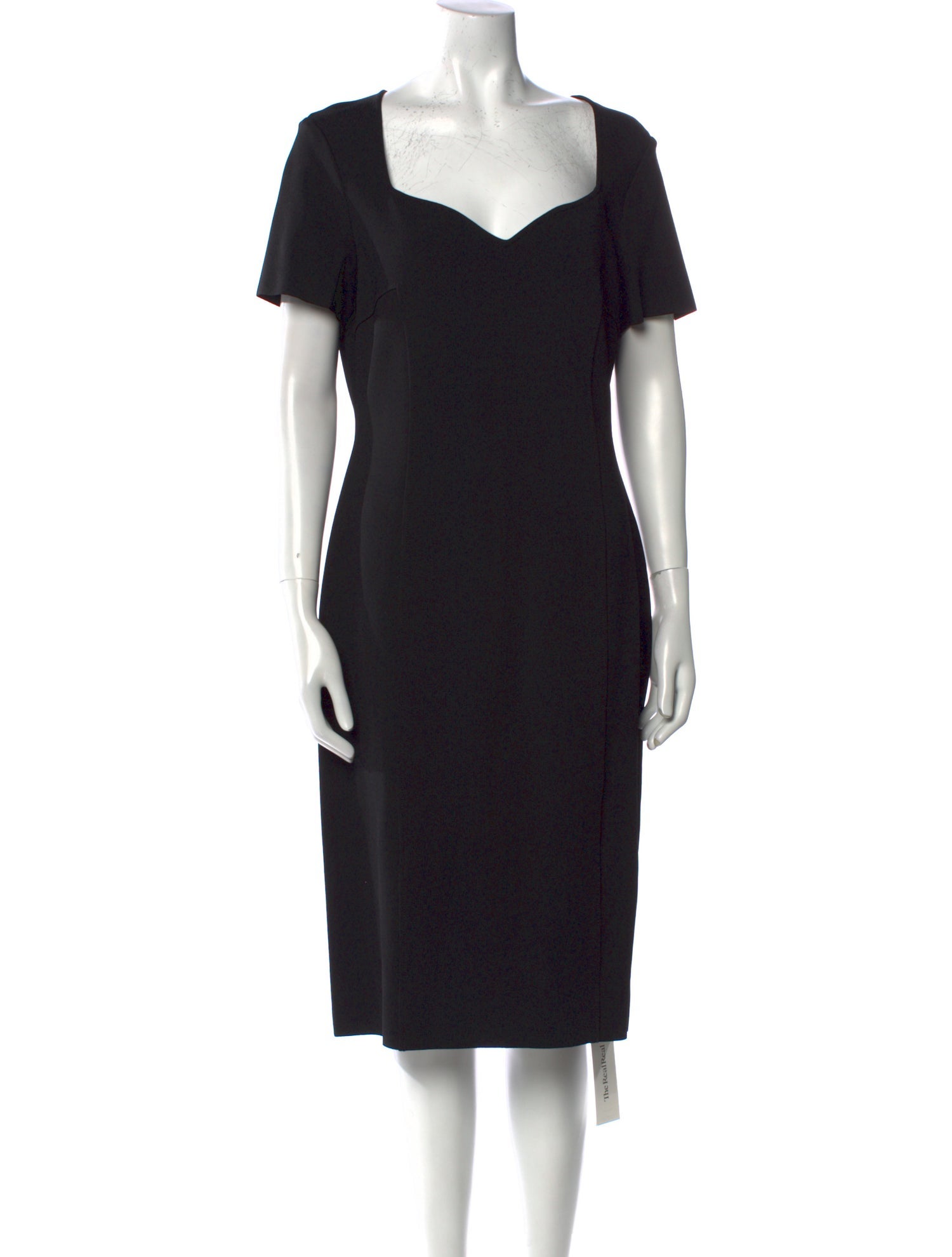 St. John Square Neckline Knee-Length Dress w/ Tags