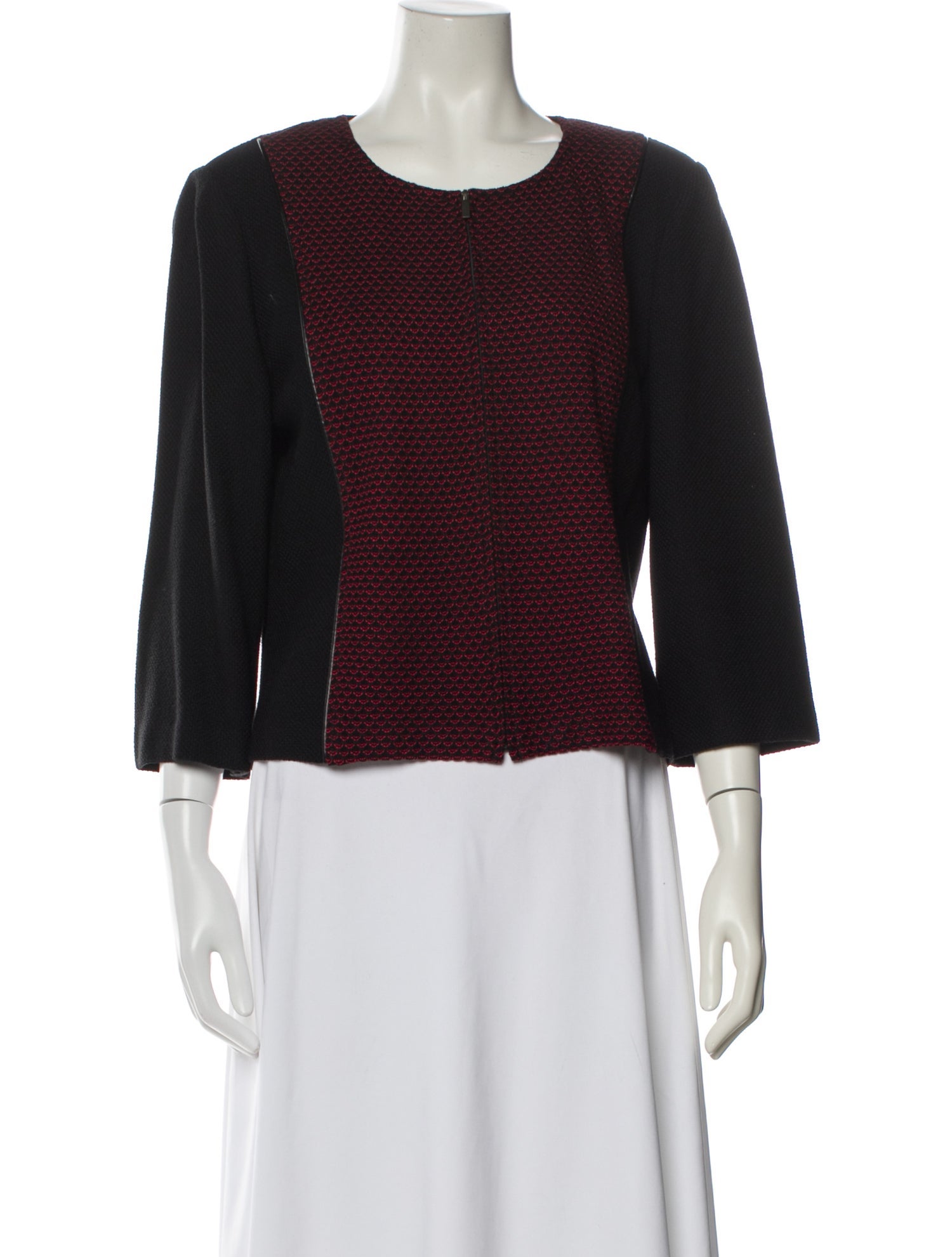 St. John Wool Tweed Pattern Evening Jacket