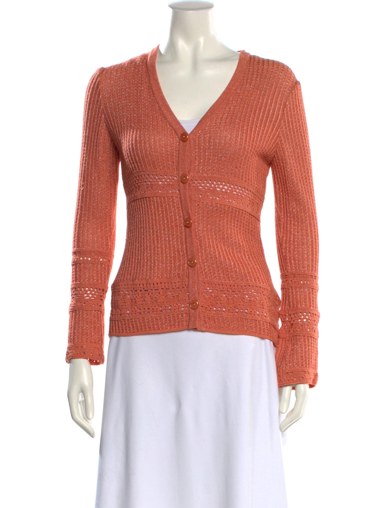 St. John Wool V-Neck Sweater