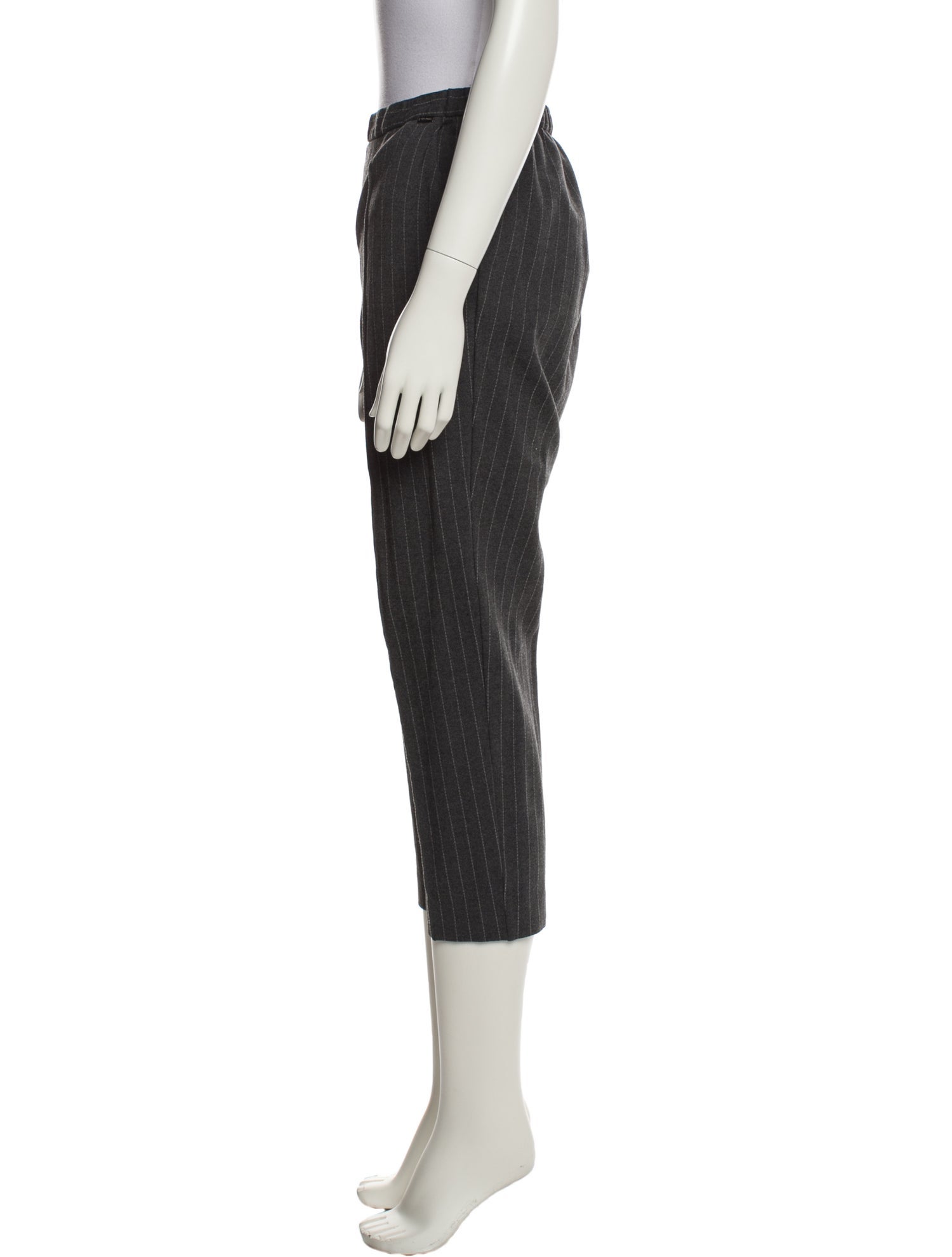 St. John Striped Straight Leg Pants