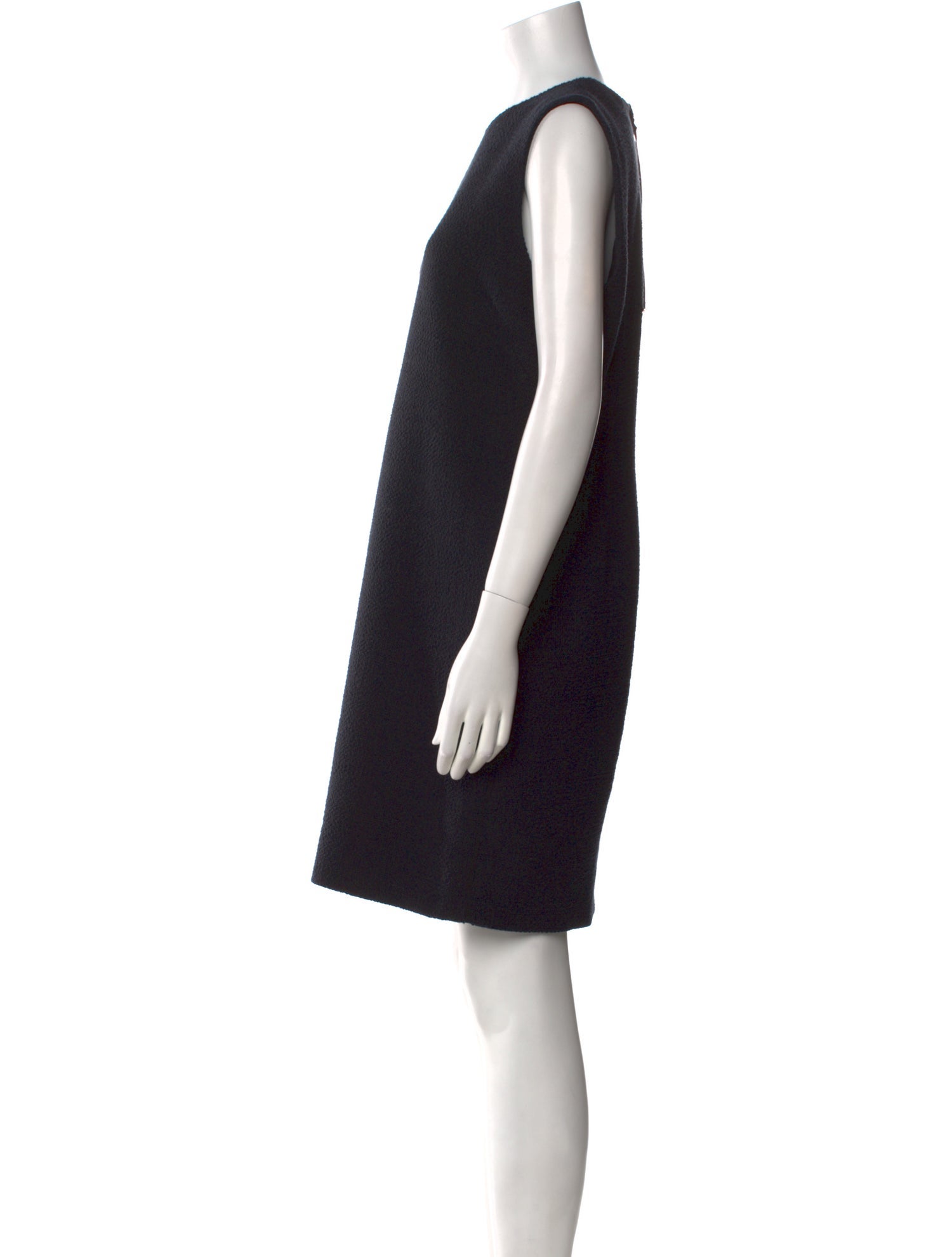 St. John Crew Neck Mini Dress