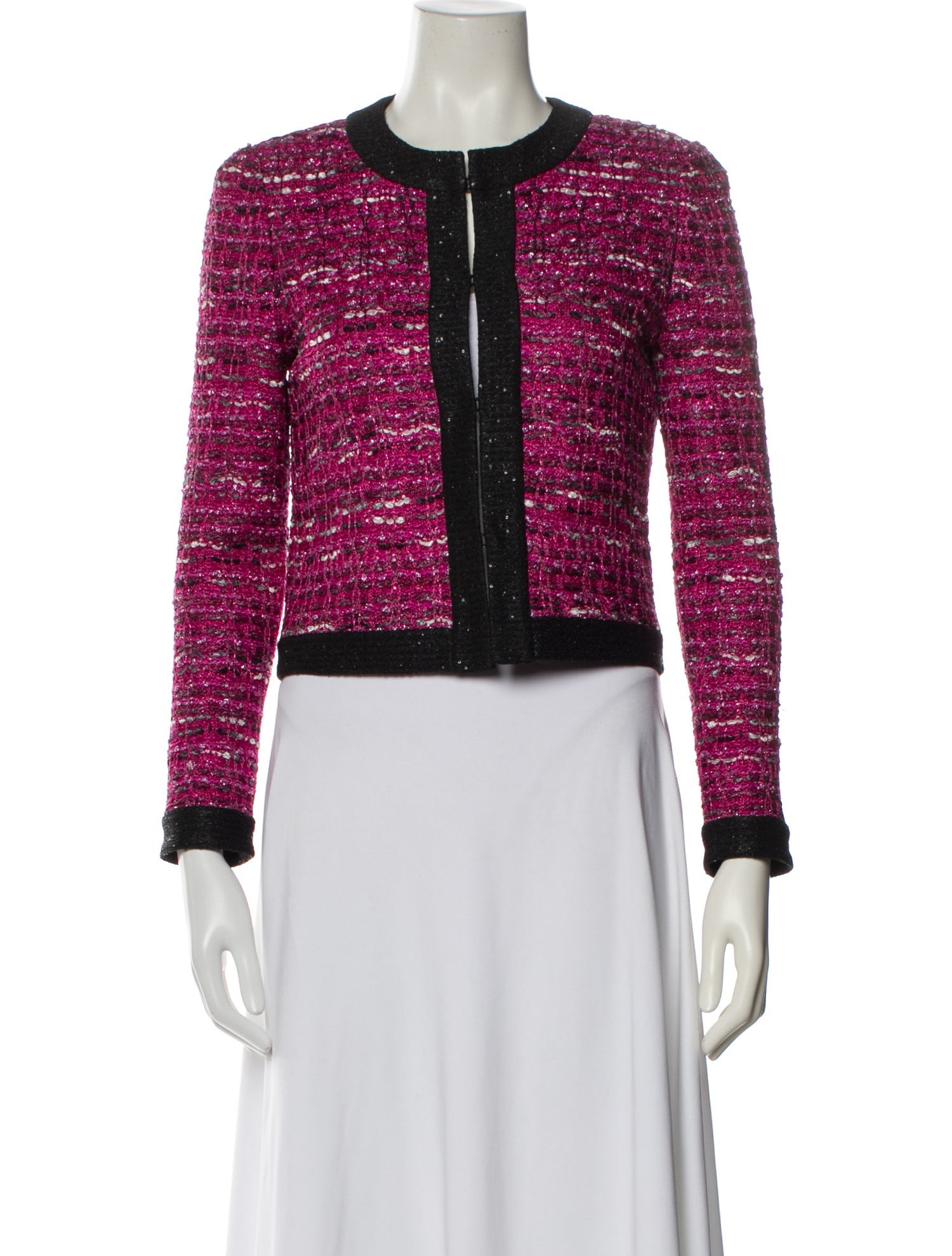 St. John Tweed Pattern Evening Jacket w/ Tags