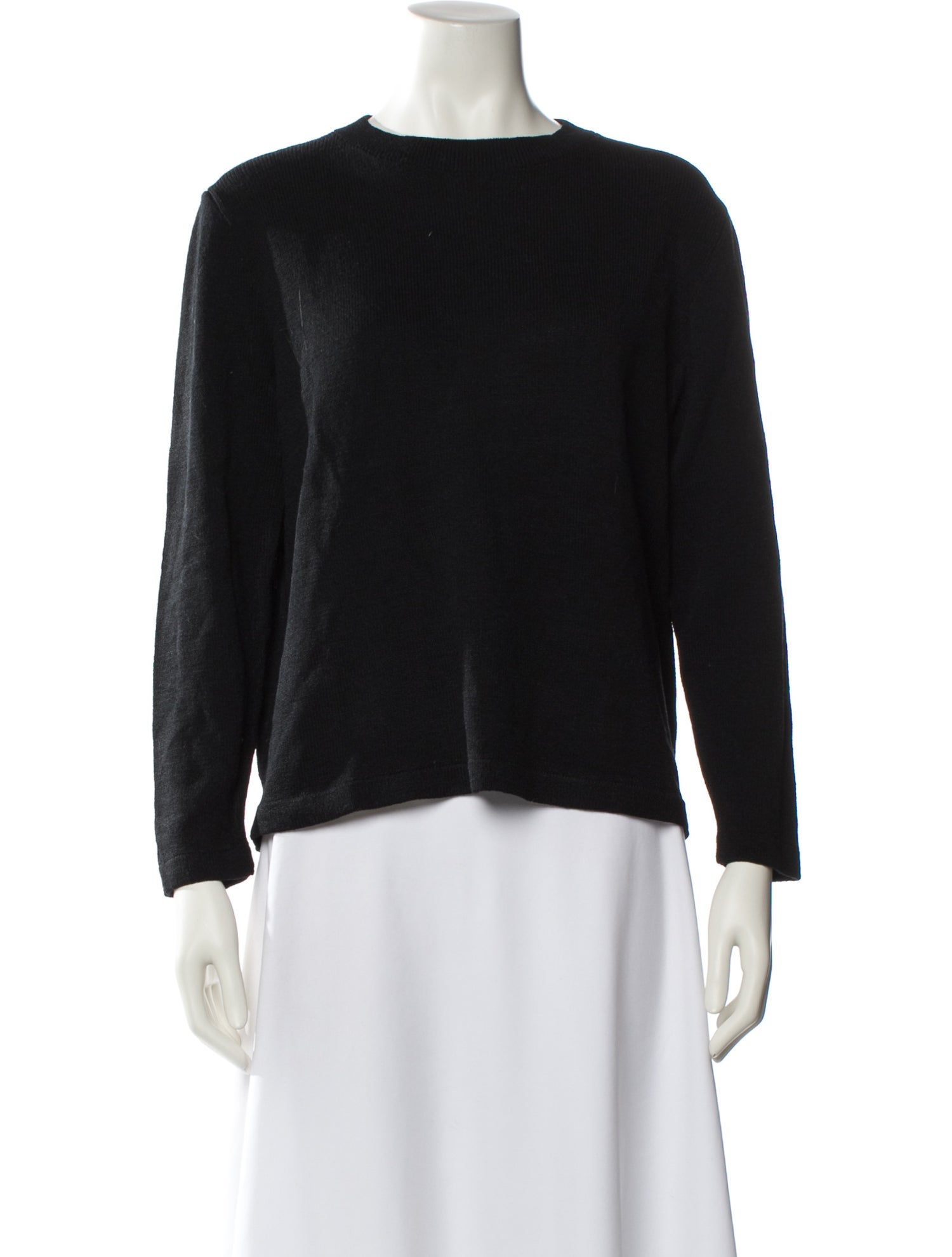 St. John Bateau Neckline Long Sleeve Sweatshirt