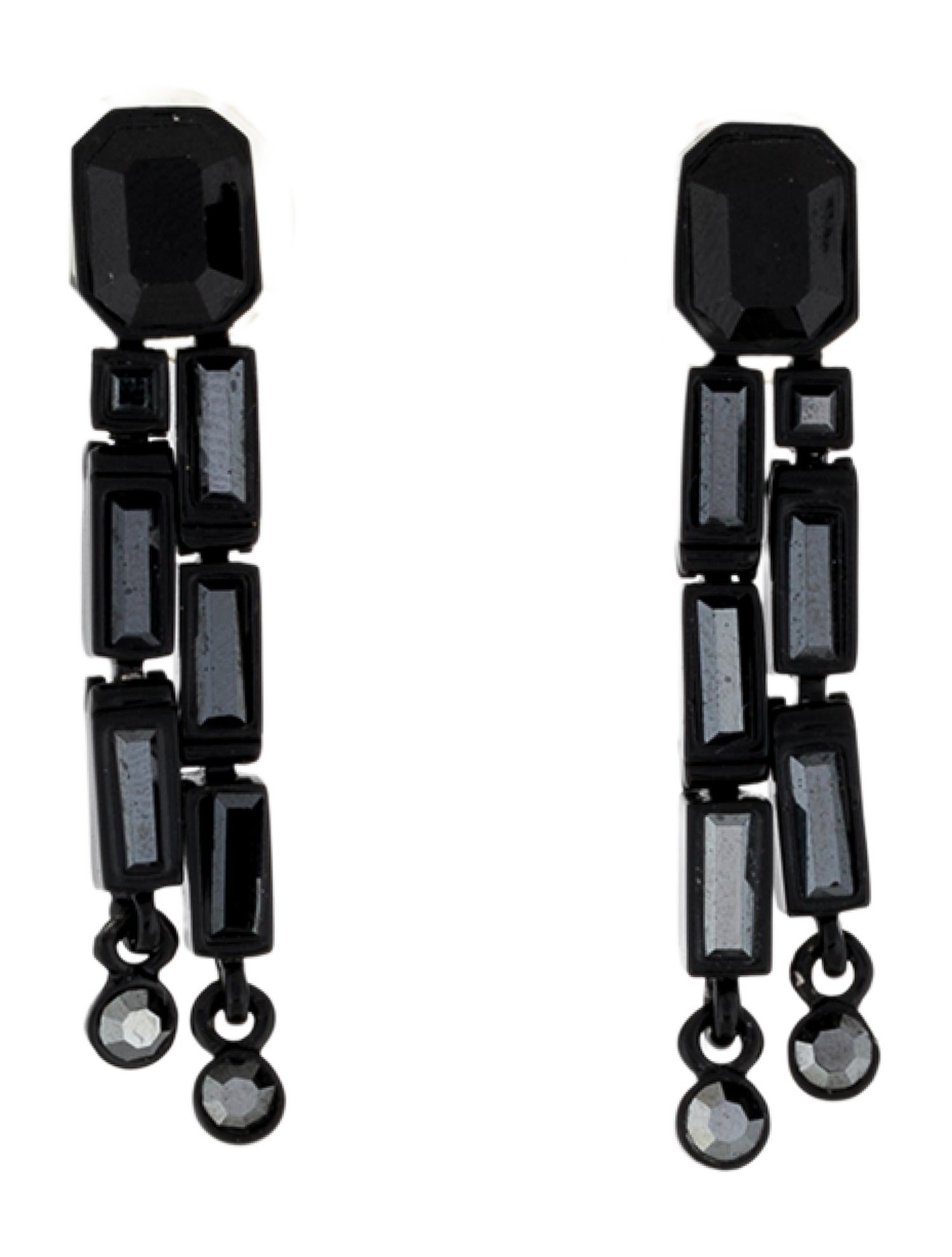 St. John Crystal Drop Earrings