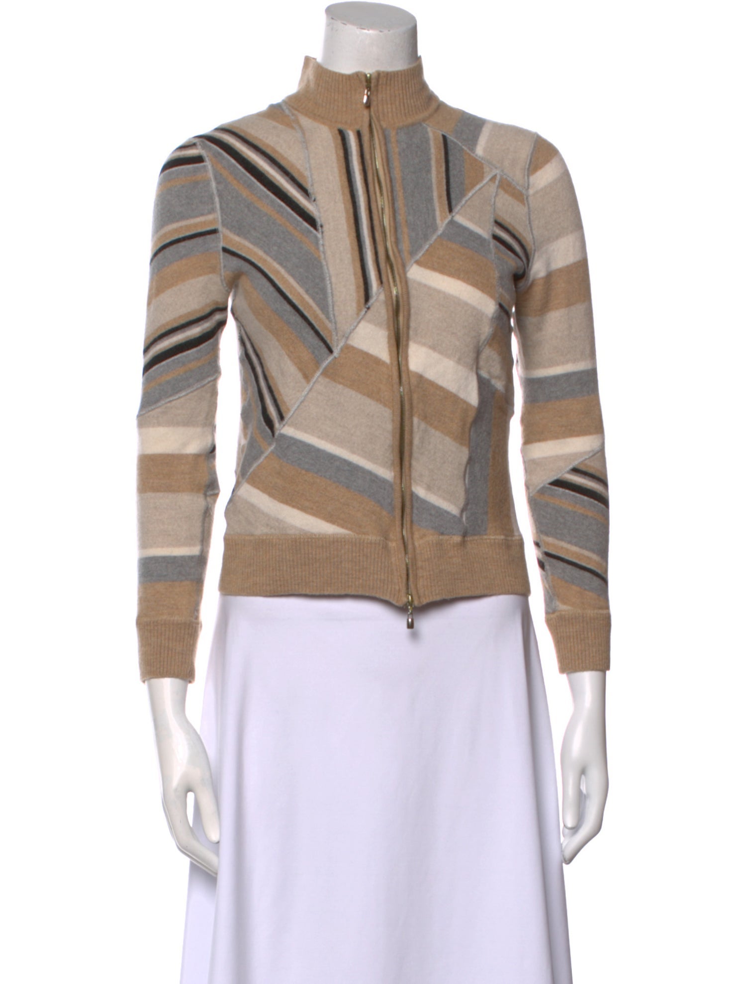 St. John Wool Striped Sweater