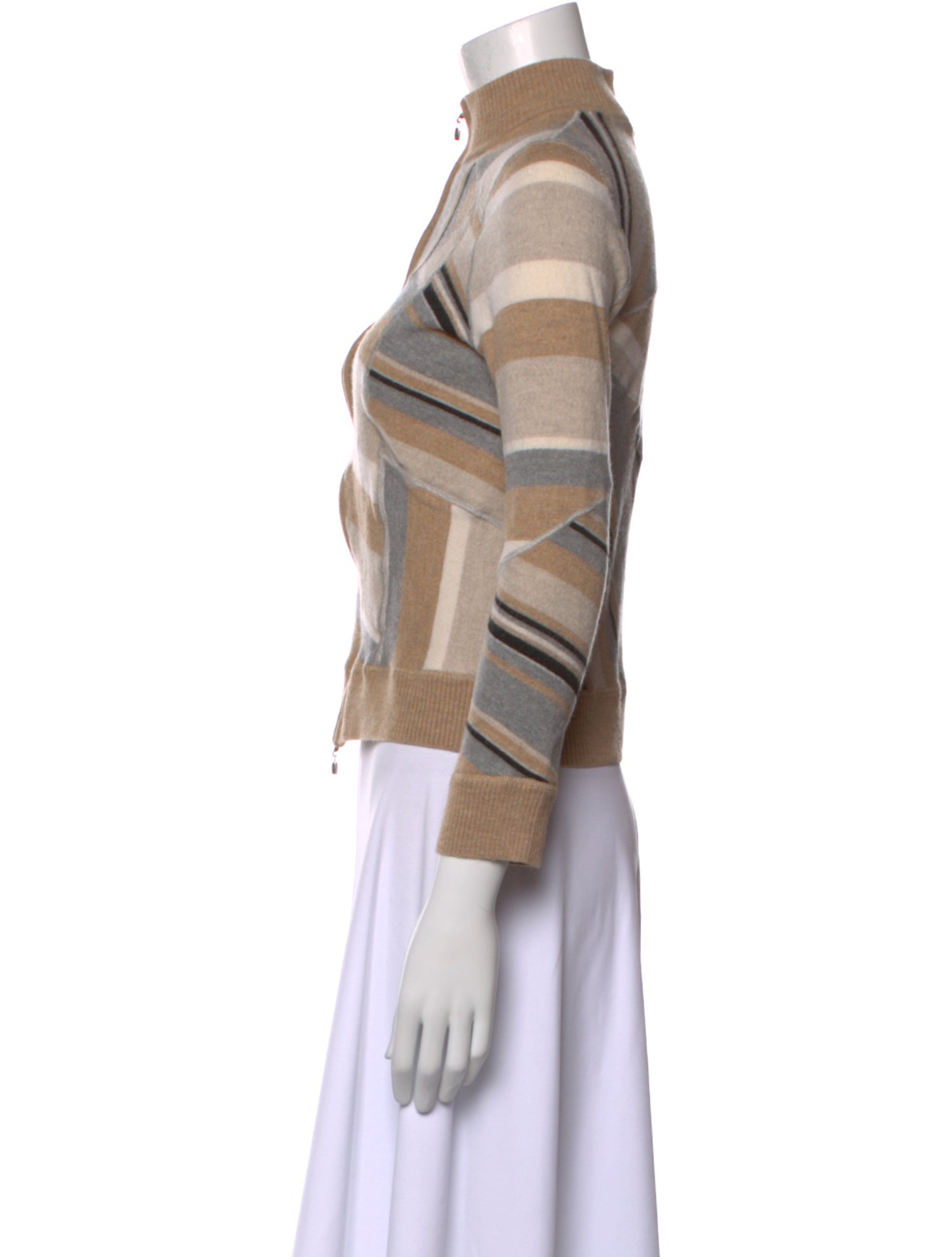 St. John Wool Striped Sweater