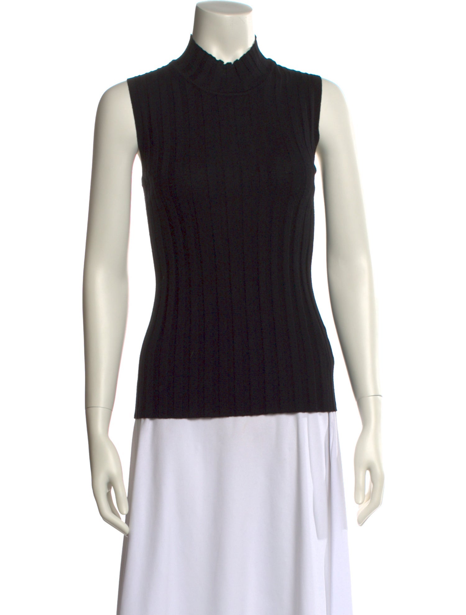 St. John Mock Neck Sweater