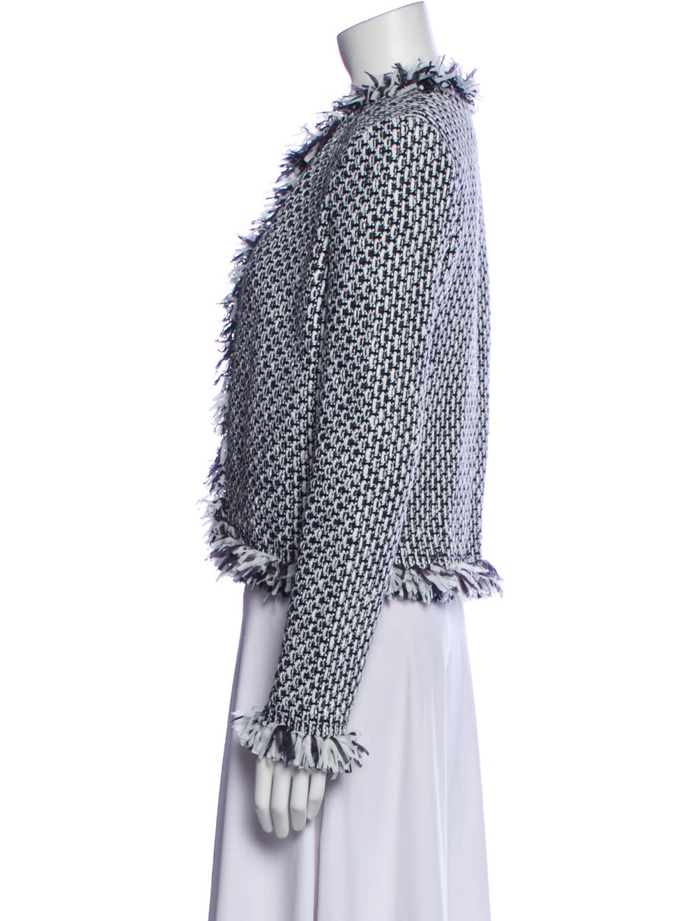 St. John Wool Tweed Pattern Jacket - image 2