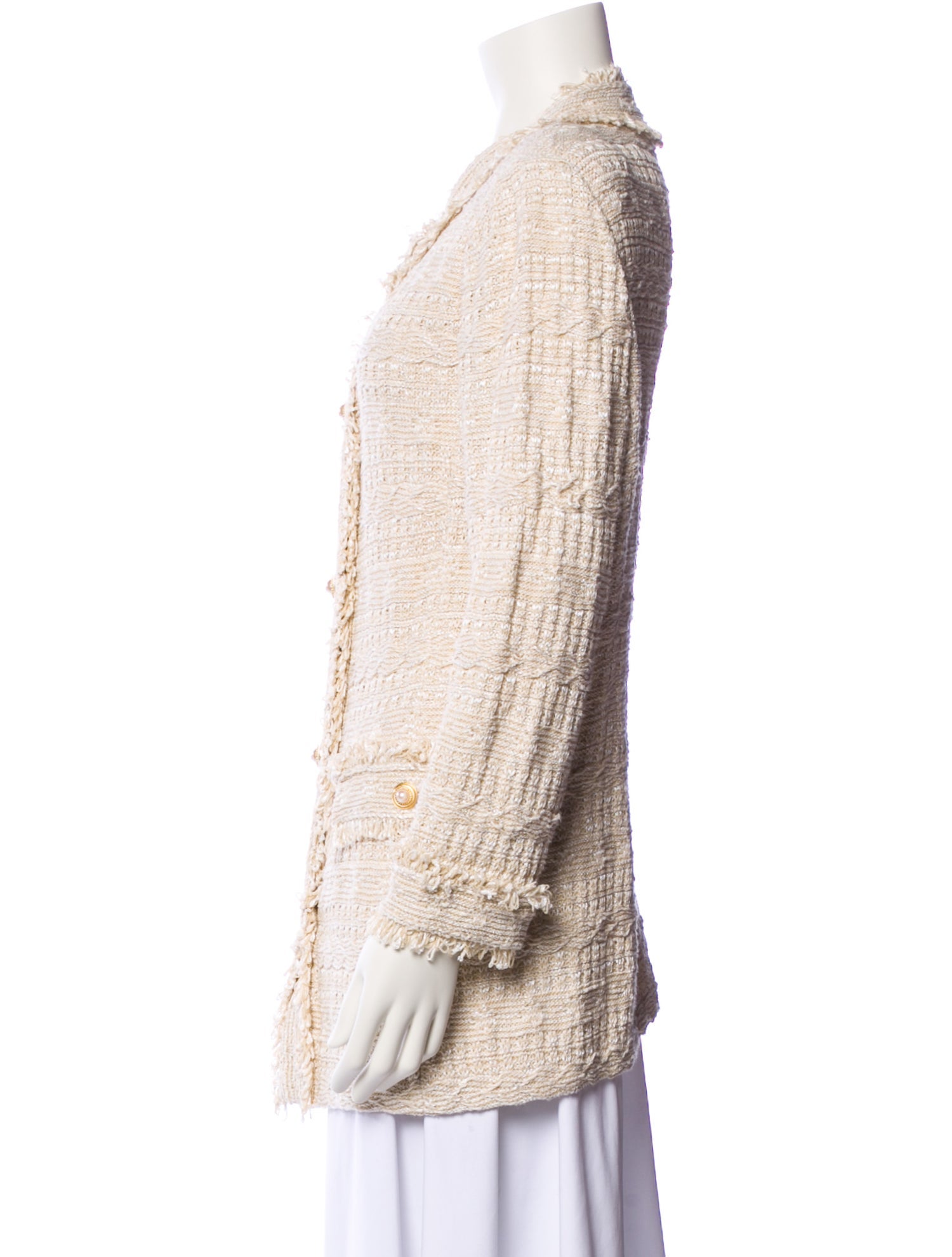 St. John Wool Printed Evening Jacket