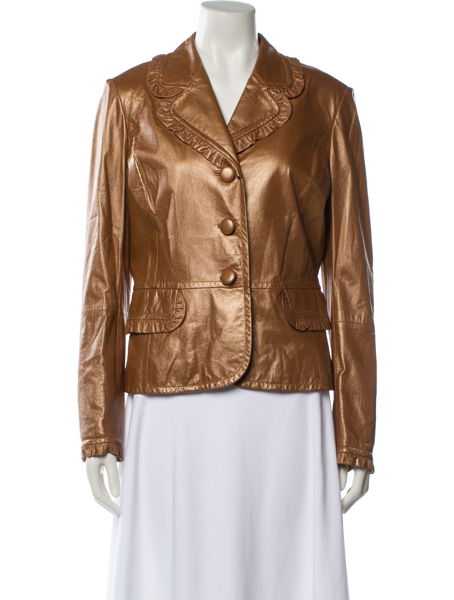 St. John Lamb Leather Jacket