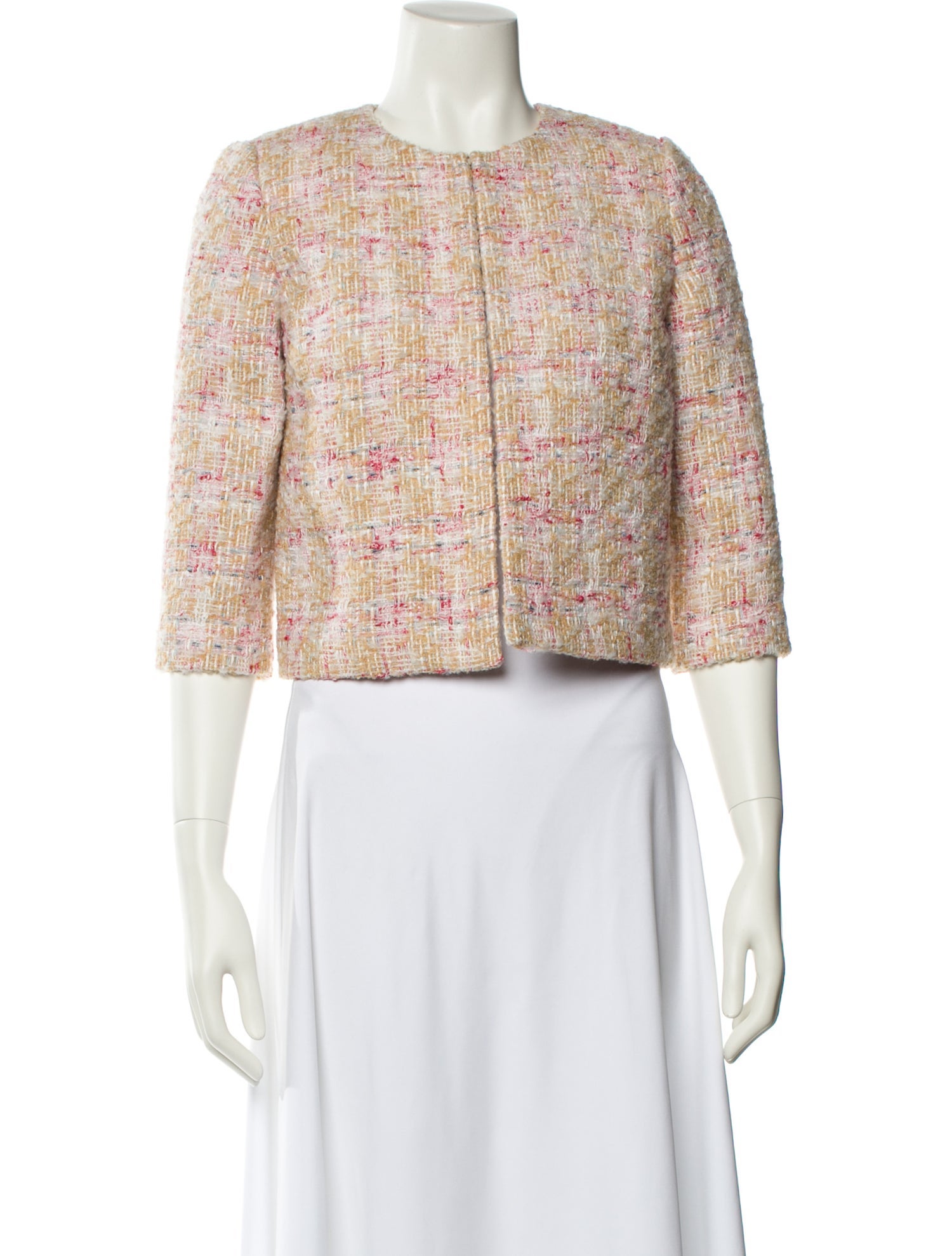 St. John Tweed Pattern Evening Jacket w/ Tags