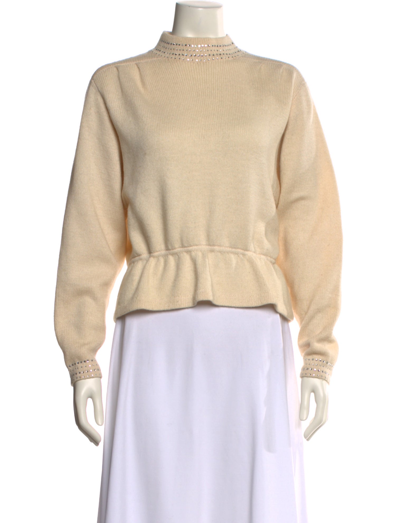 St. John Mock Neck Sweater