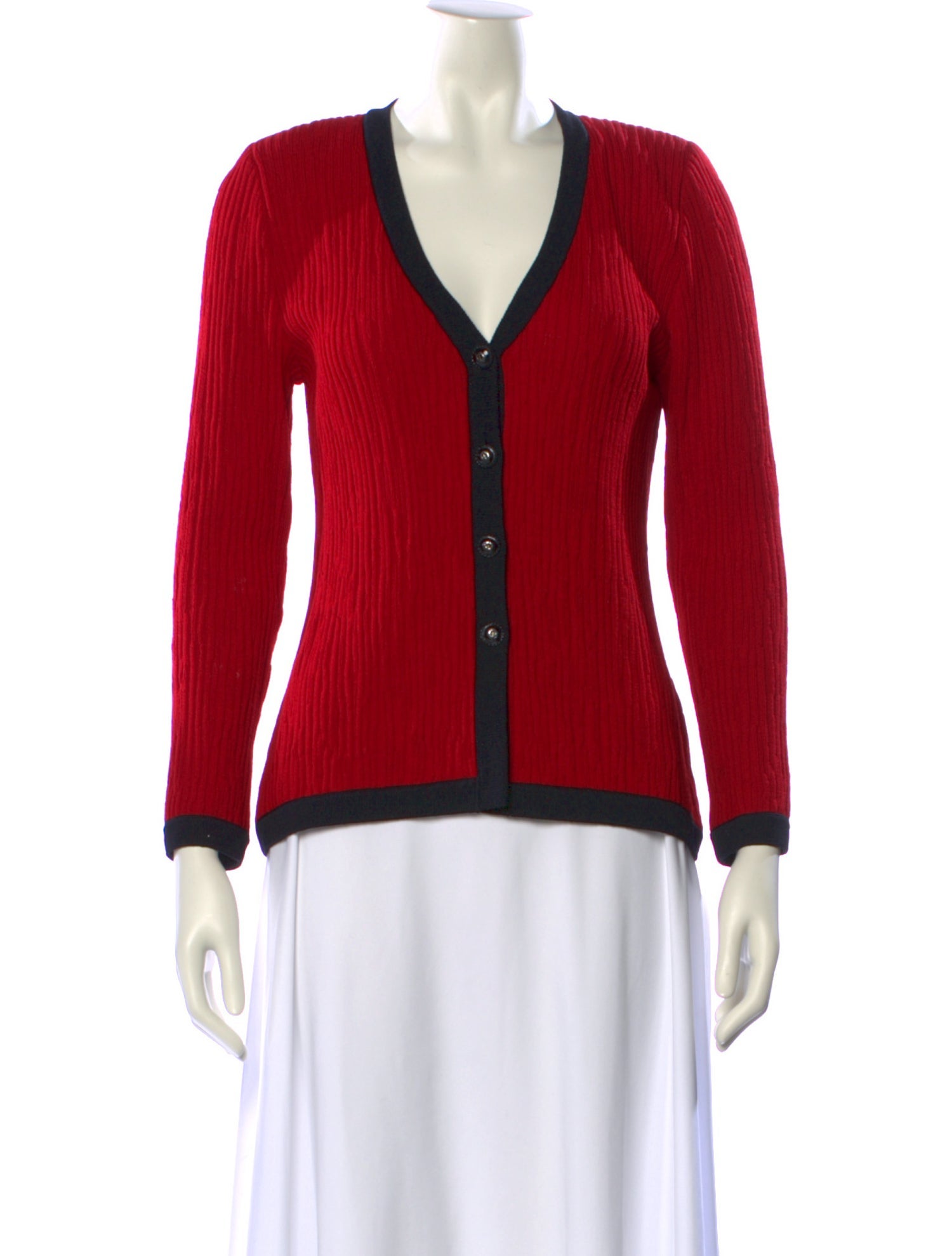 St. John Collection V-Neck Sweater