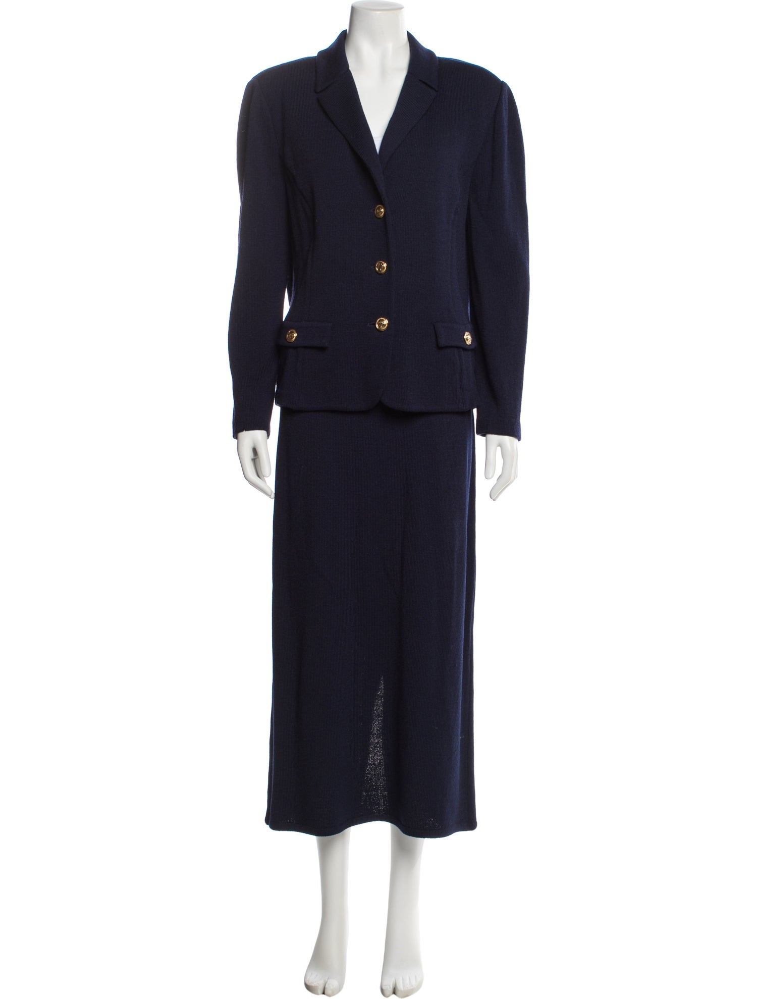 St. John Wool Skirt Suit