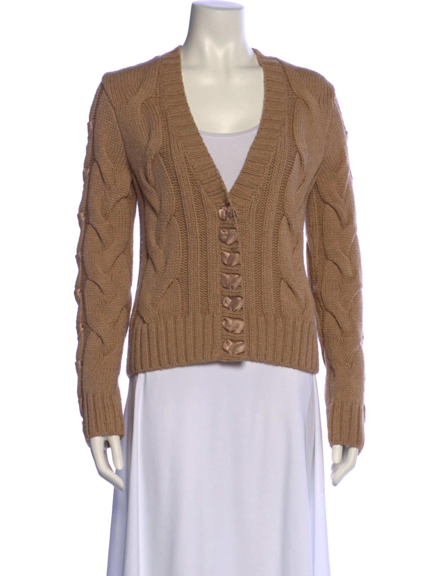 St. John Wool V-Neck Sweater