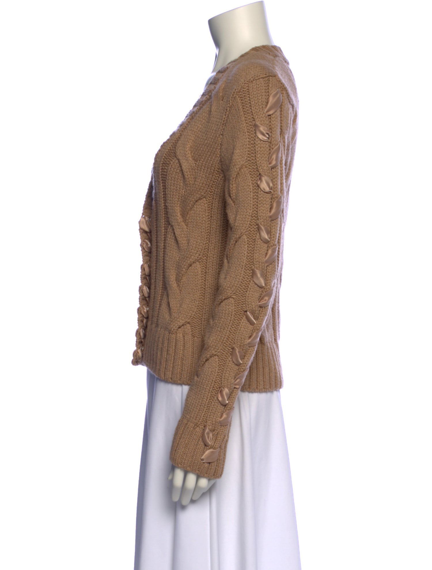 St. John Wool V-Neck Sweater