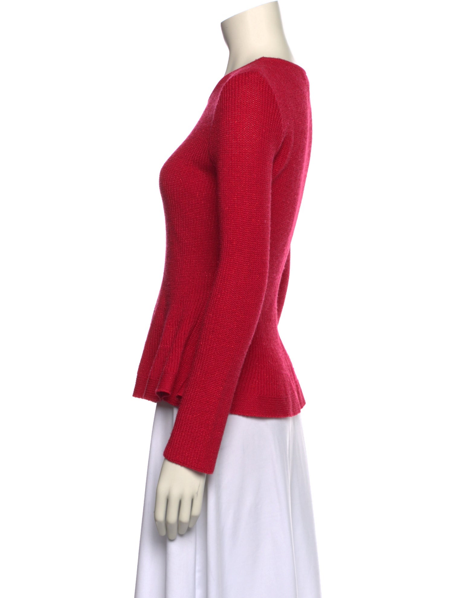 St. John Scoop Neck Sweater