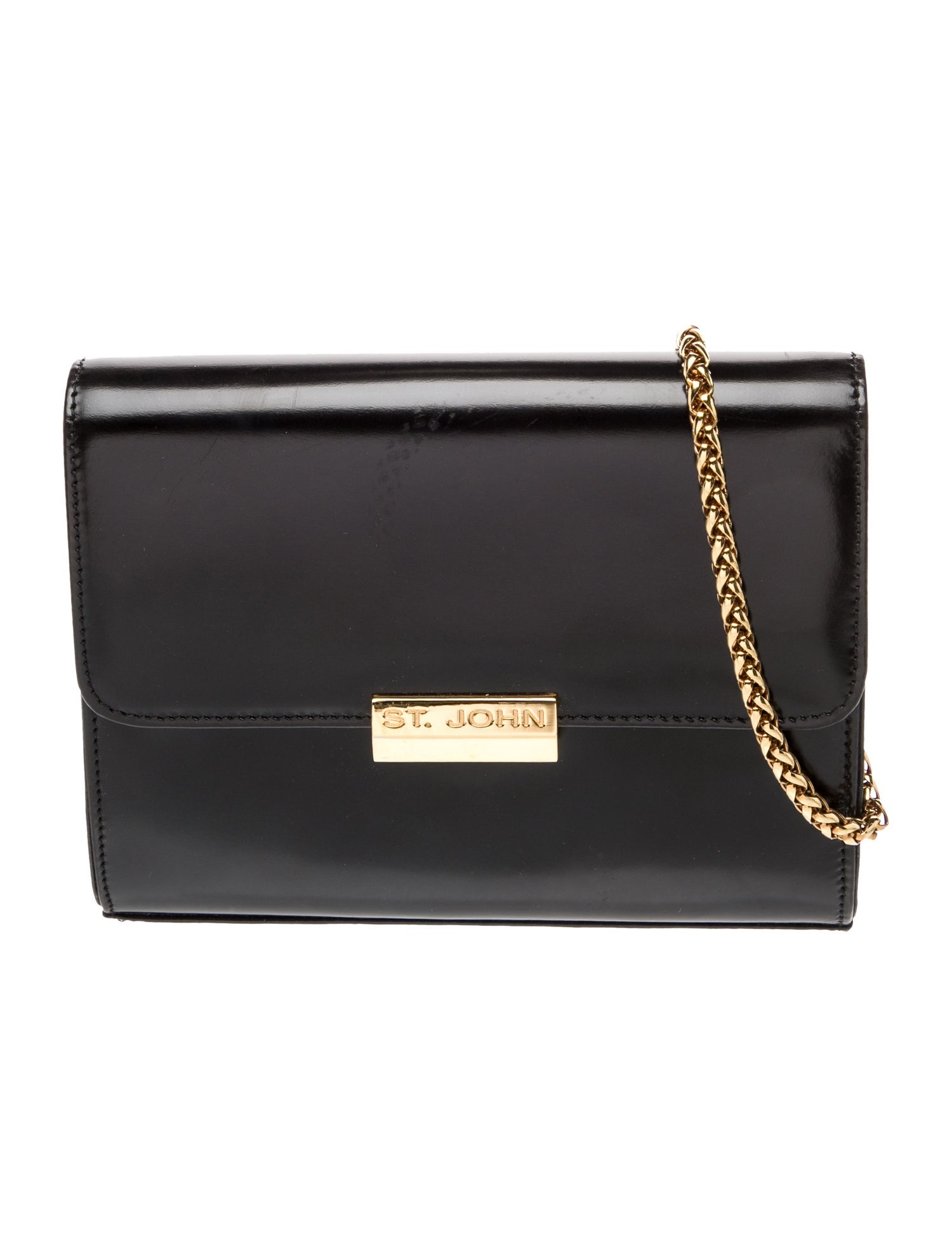 St. John Leather Evening Bag Vintage