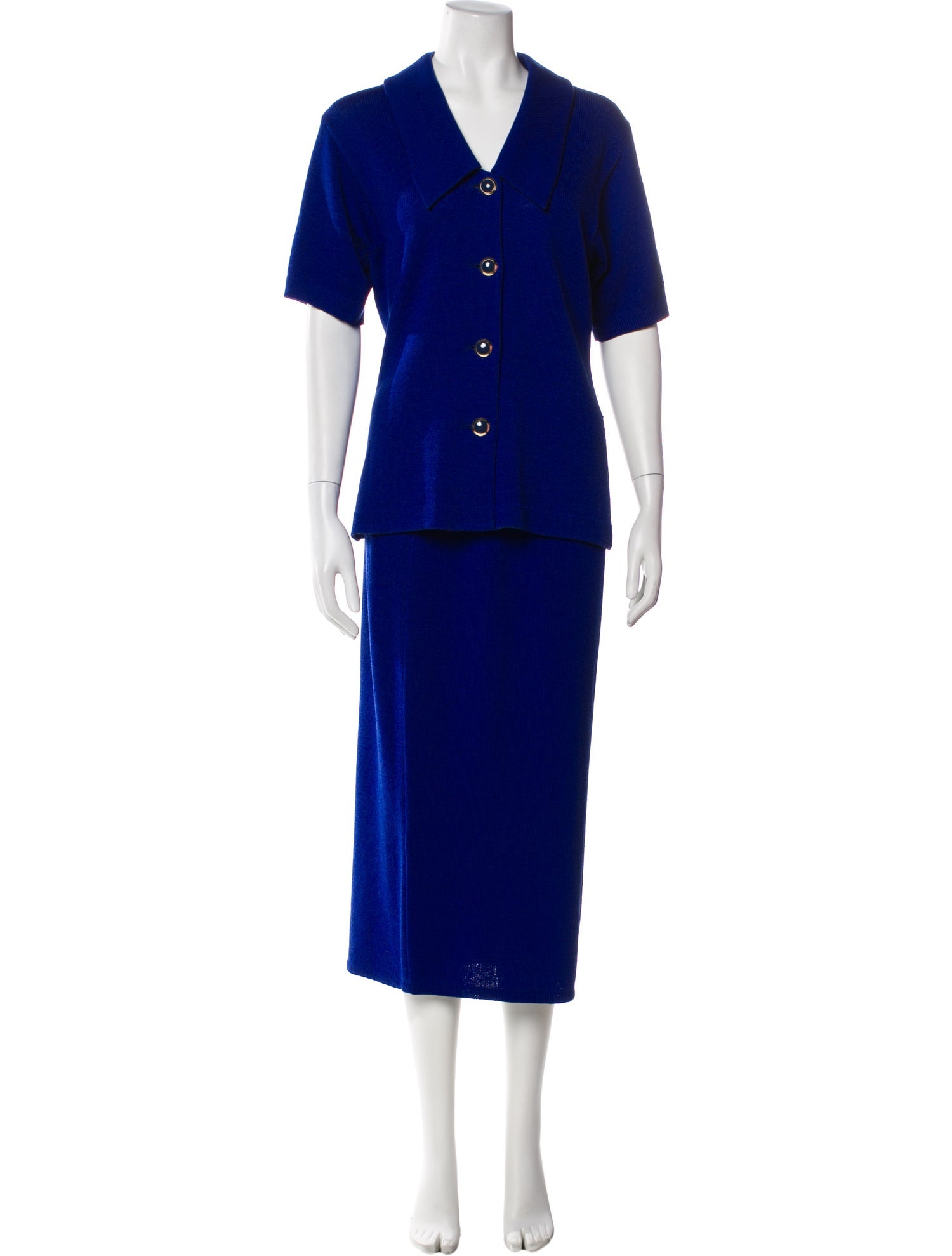 St. John Wool Skirt Suit