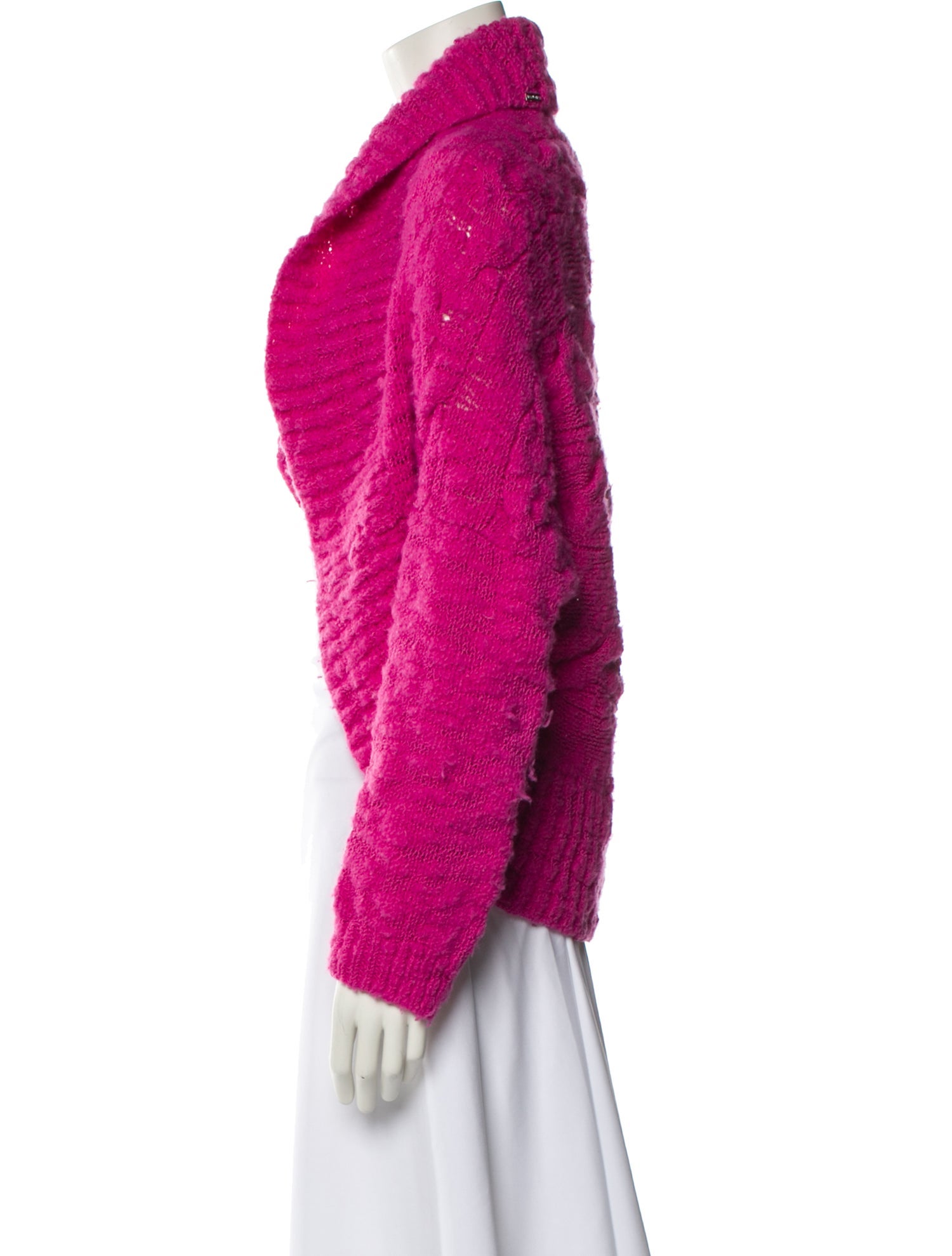 St. John Wool Mock Neck Sweater