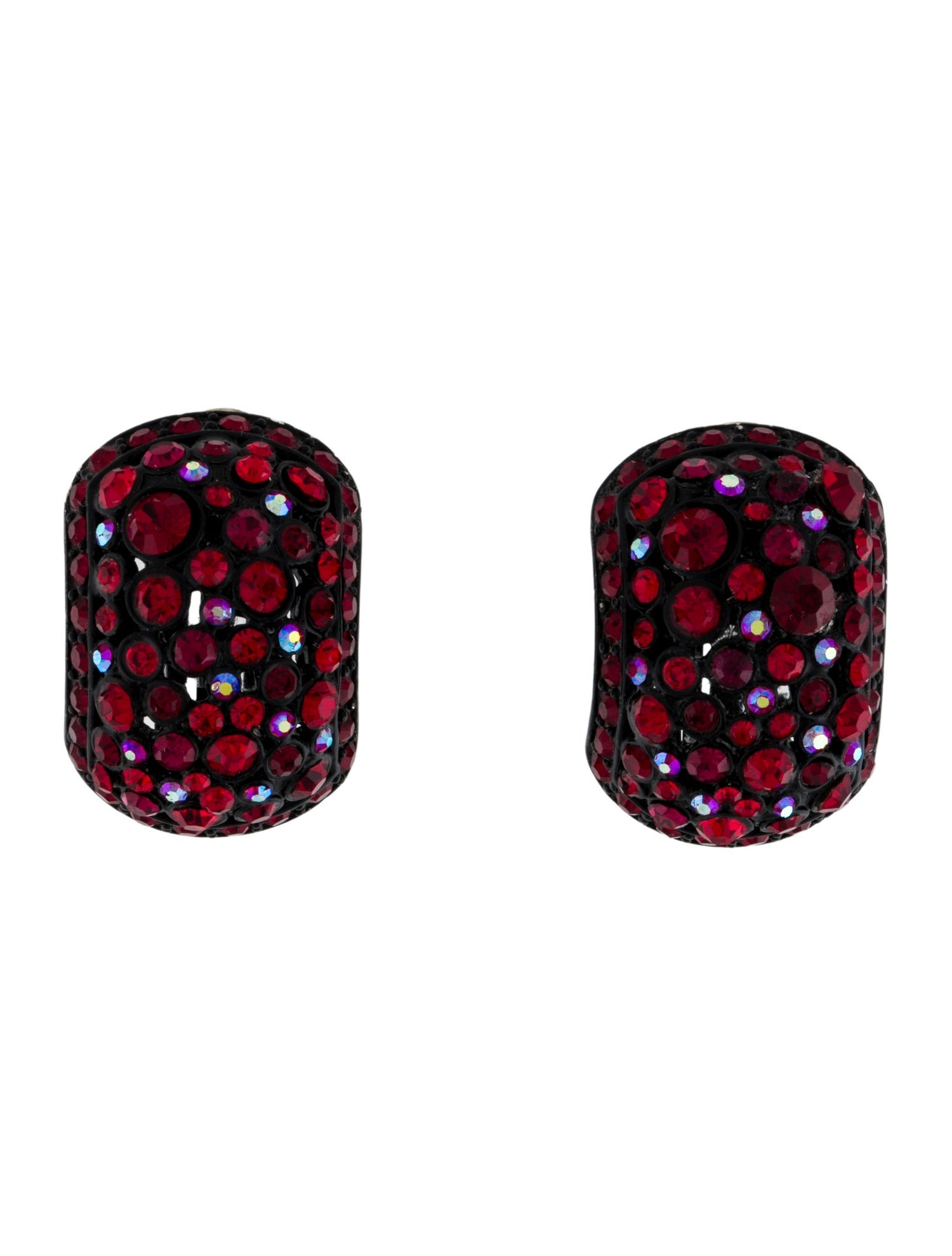 St. John Crystal Clip-On Earrings