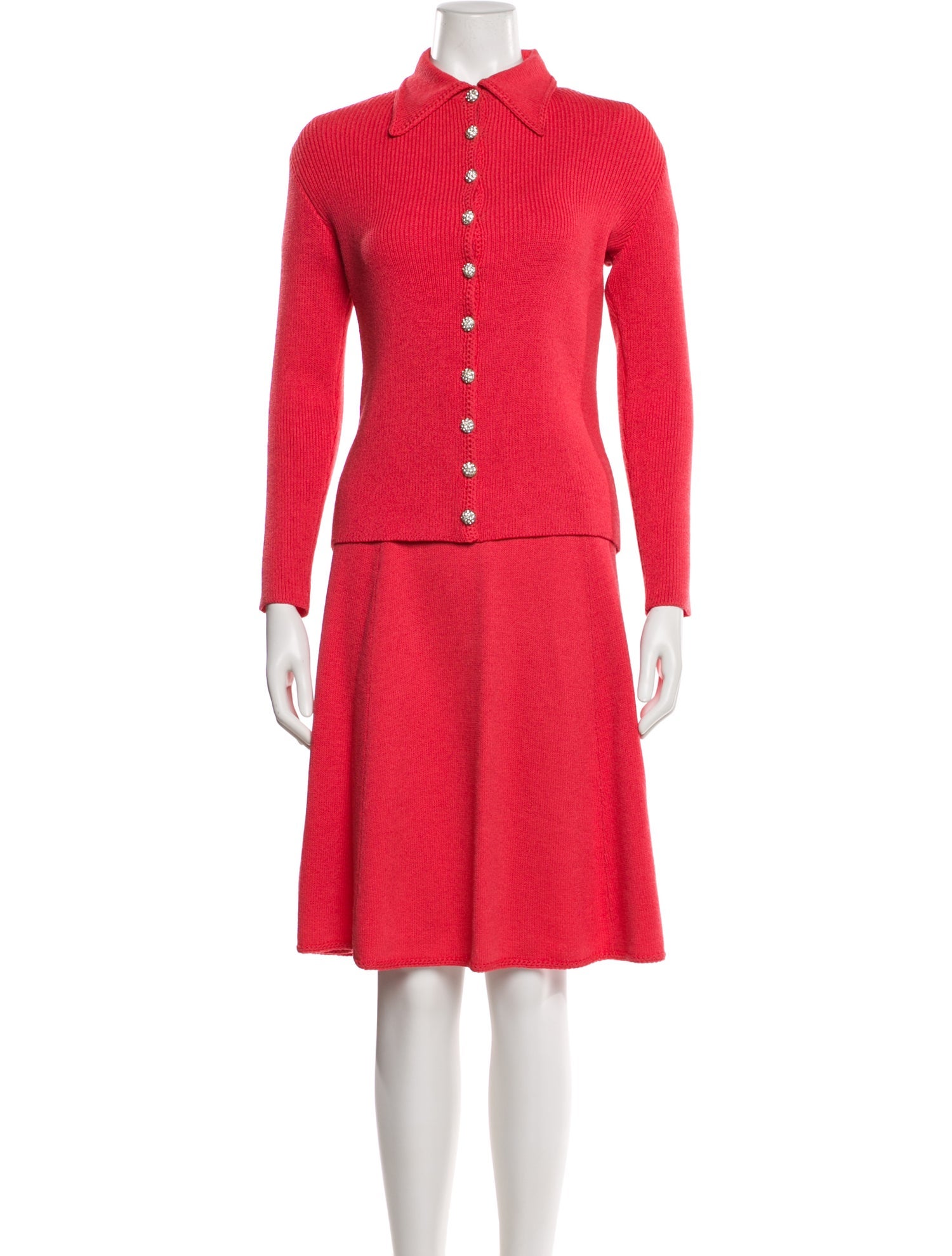 St. John Vintage Wool Skirt Suit