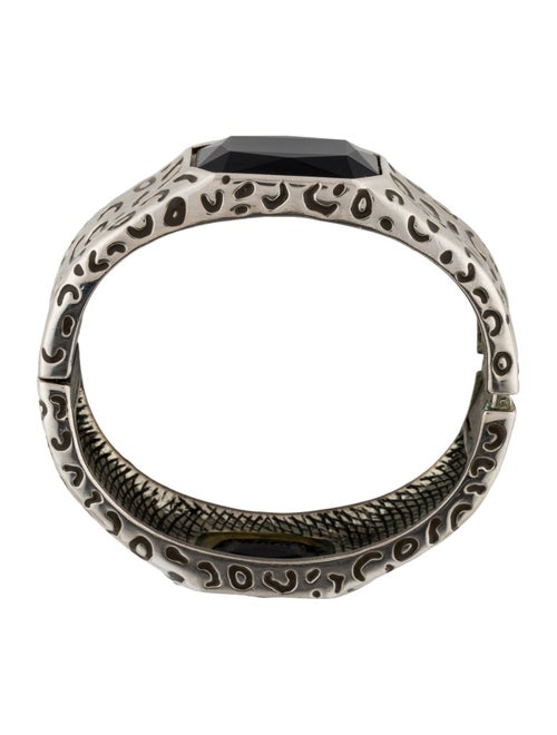 St. John Crystal Hinged Bangle Braclet