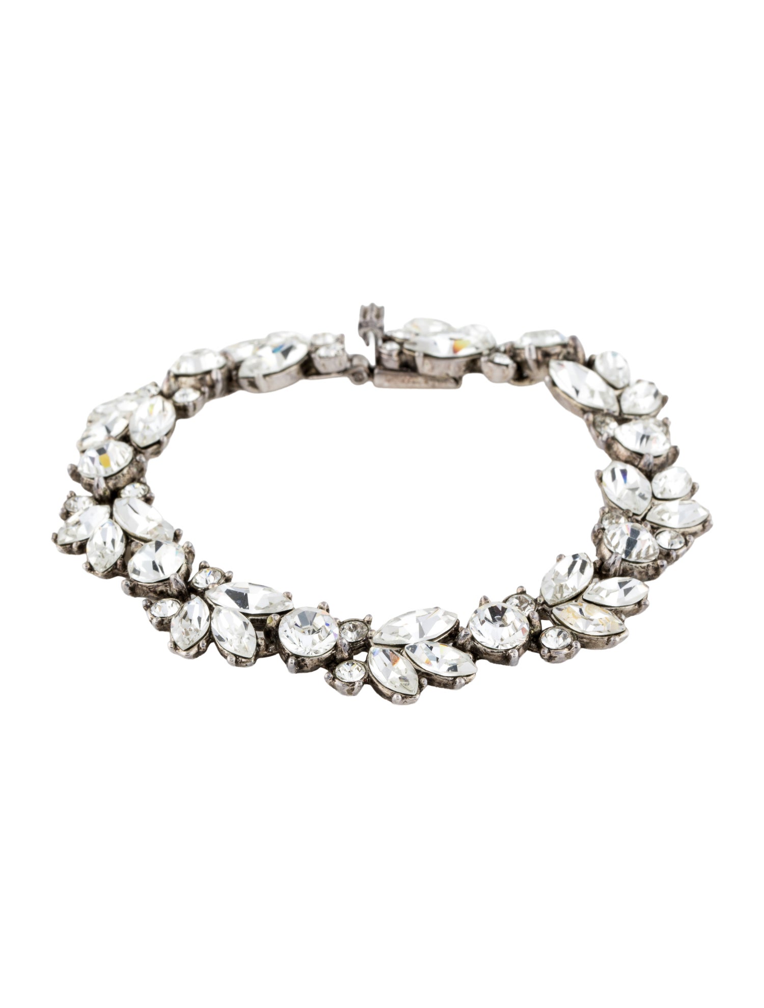 St. John Crystal Link Bracelet