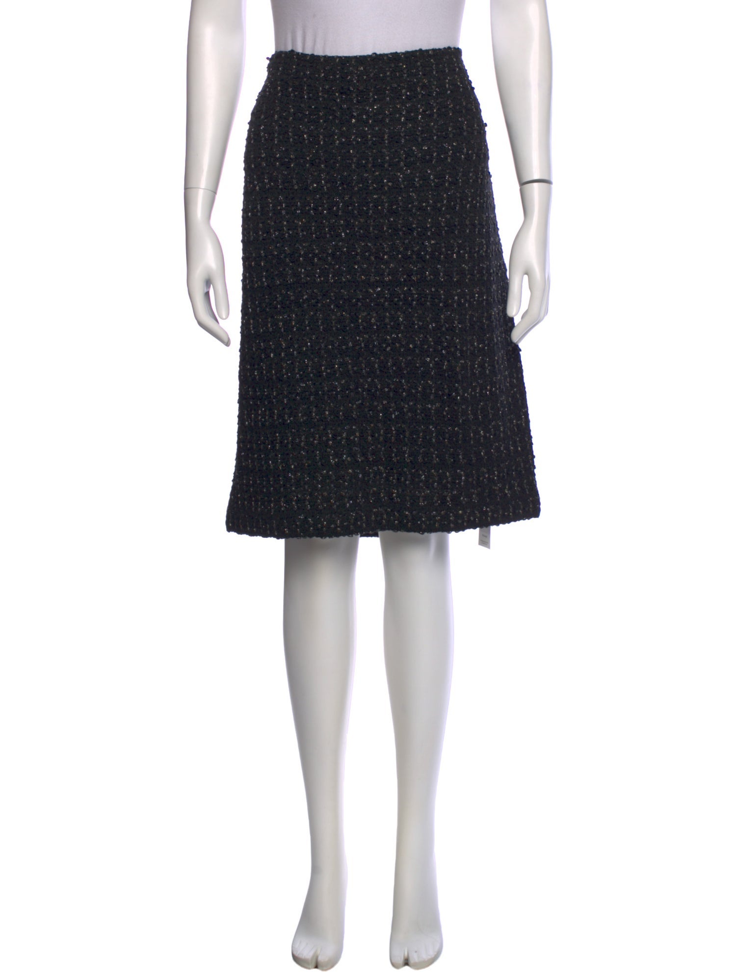St. John Wool Knee-Length Skirt