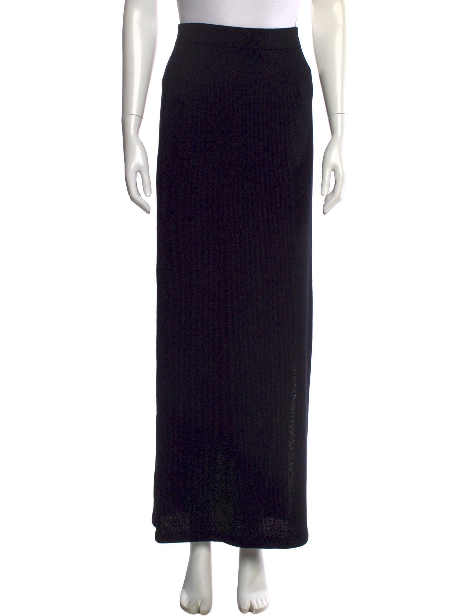 St. John Evening Cutout Accent Long Skirt